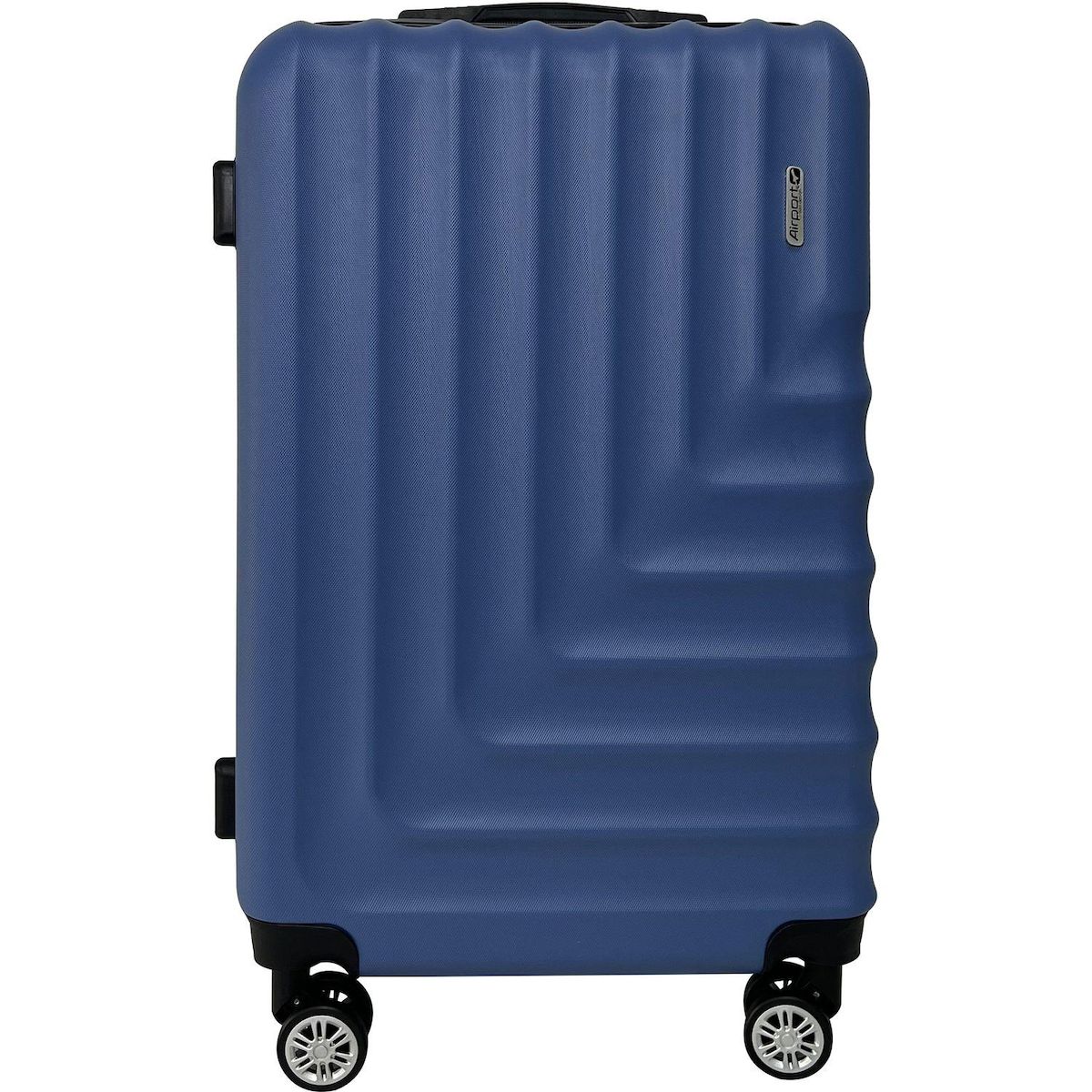 AIRPORT Valise ABS Linear 65cm 8 roues - Bleu