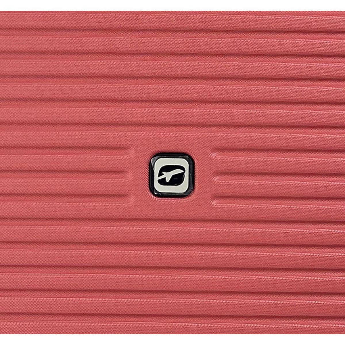 AIRPORT Valise ZEN ABS 55cm 4 roues - Roses