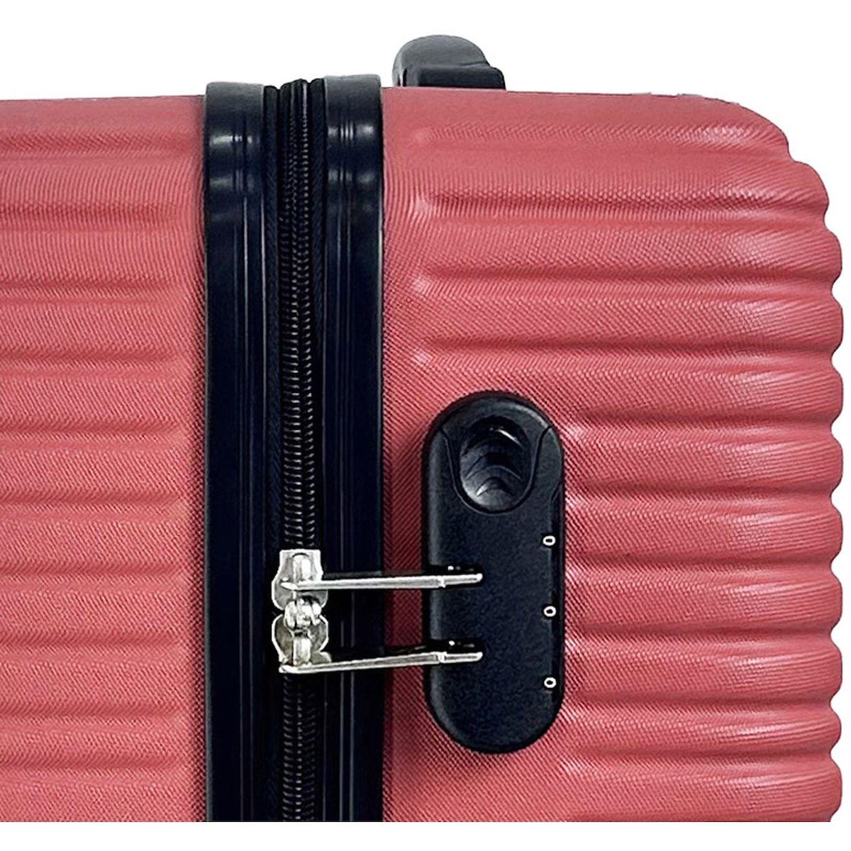 AIRPORT Valise ZEN ABS 55cm 4 roues - Roses