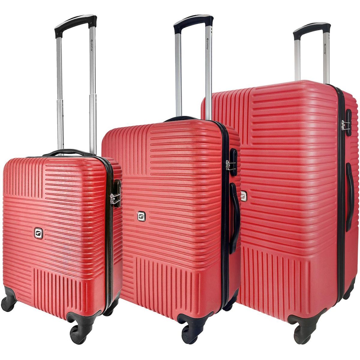 AIRPORT Valise ZEN ABS 55cm 4 roues - Roses
