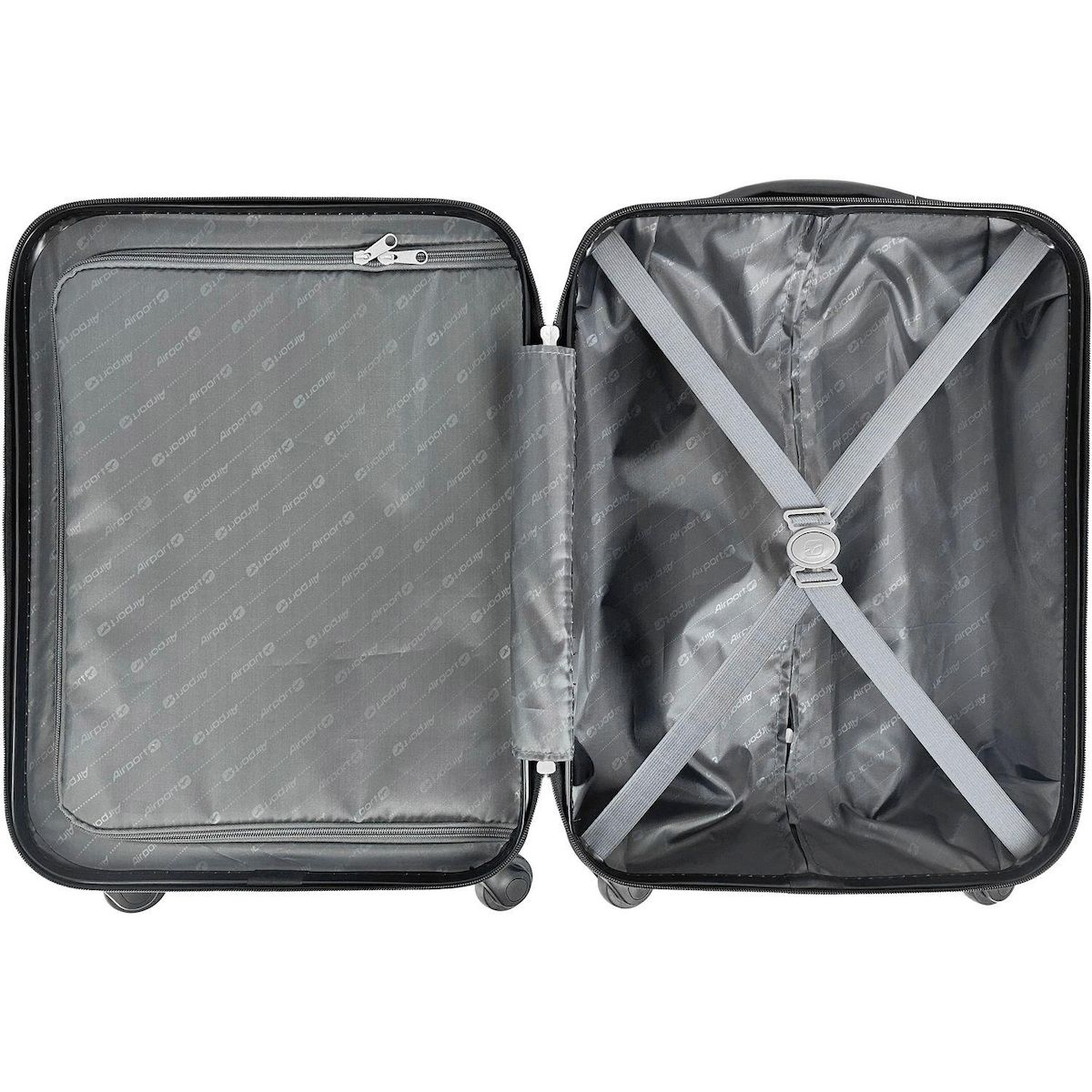 AIRPORT Valise ZEN ABS 55cm 4 roues - Roses