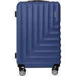 AIRPORT Valise ABS Linear 55cm 8 roues - Bleu