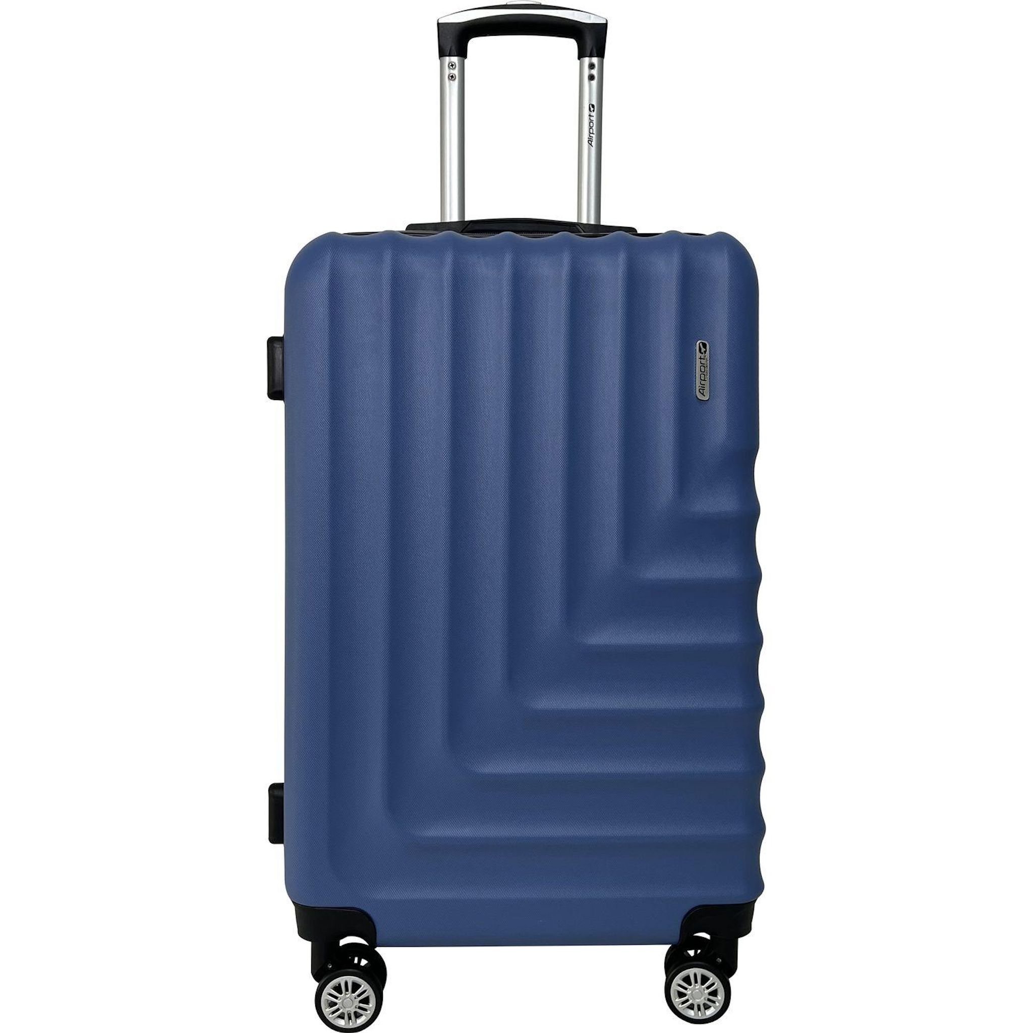 Voir la diapositive 2 : AIRPORT Valise ABS Linear 55cm 8 roues - Bleu