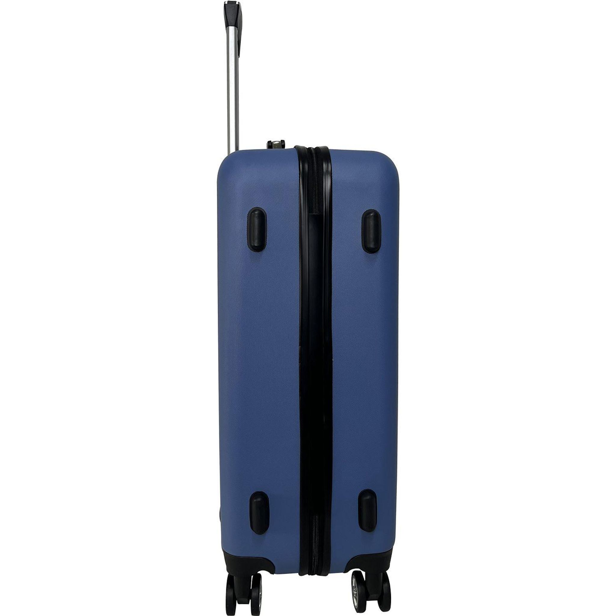 Voir la diapositive 3 : AIRPORT Valise ABS Linear 55cm 8 roues - Bleu