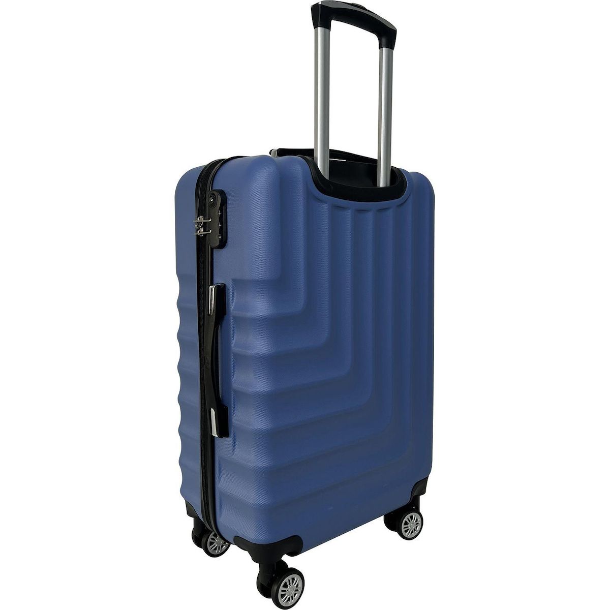AIRPORT Valise ABS Linear 55cm 8 roues - Bleu