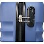 Voir la diapositive 8 : AIRPORT Valise ABS Linear 55cm 8 roues - Bleu