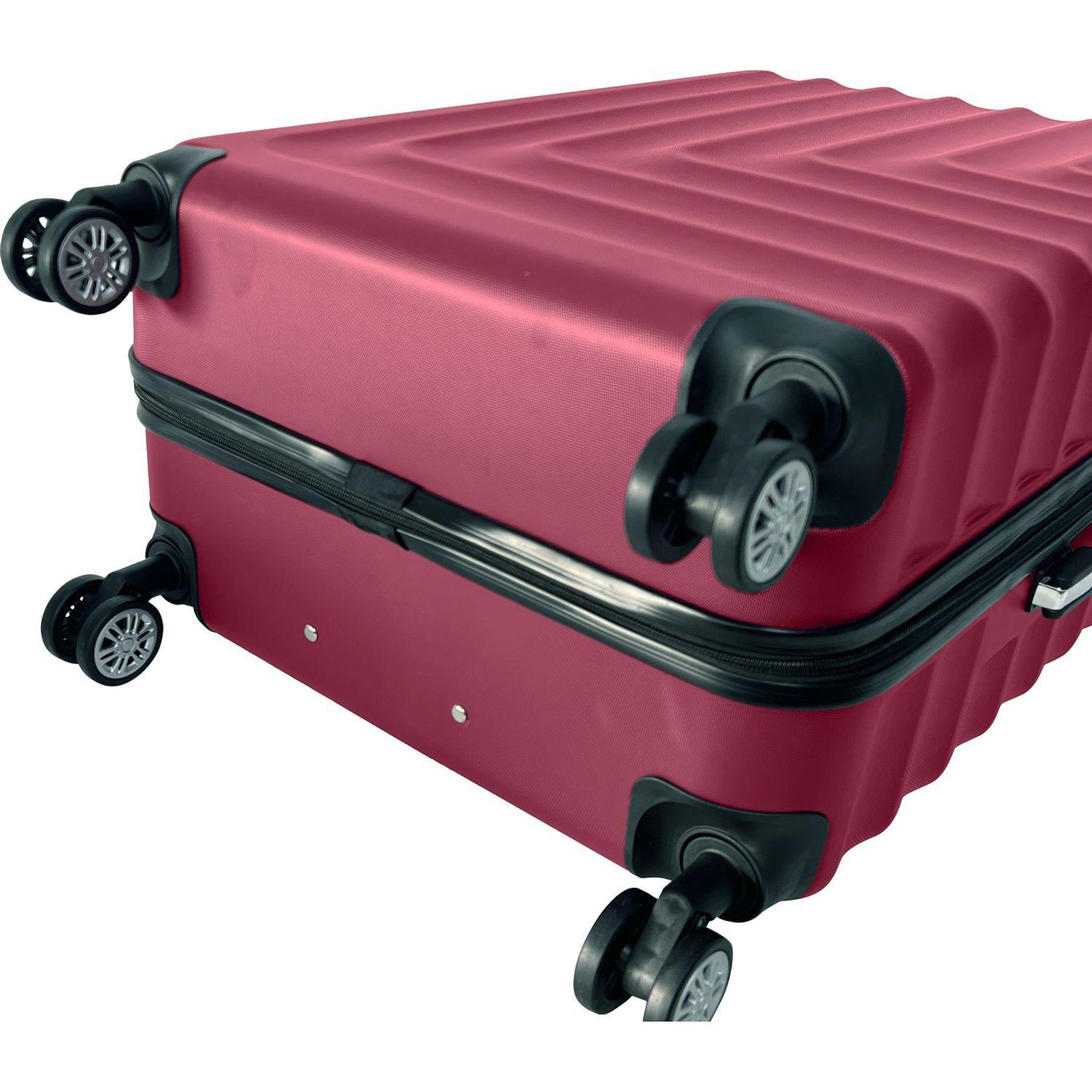 Voir la diapositive 6 : AIRPORT Valise ABS Linear 65cm 8 roues - Burgundy