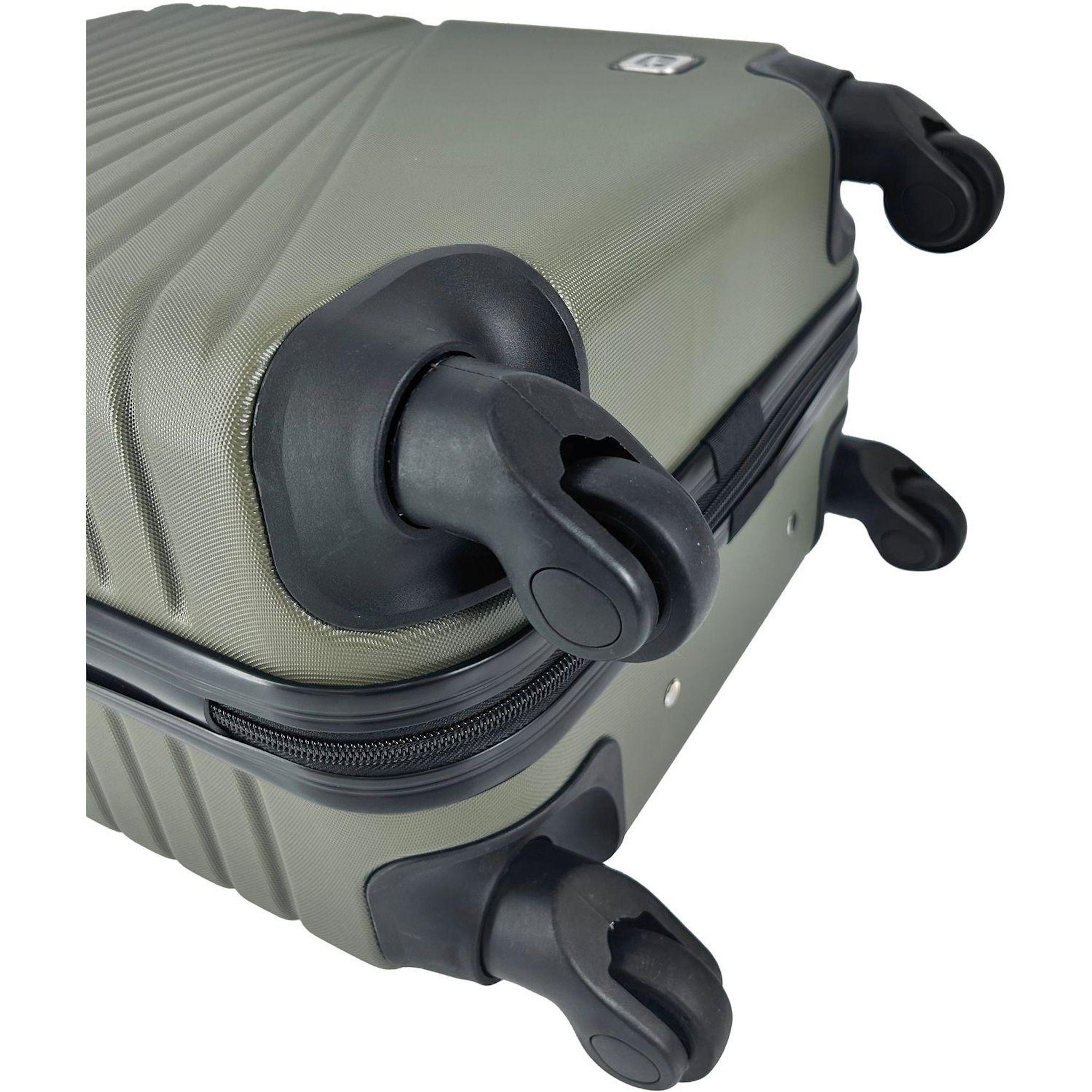 Voir la diapositive 12 : AIRPORT Valise ABS Spotlight 50cm 4 roues - Kaki