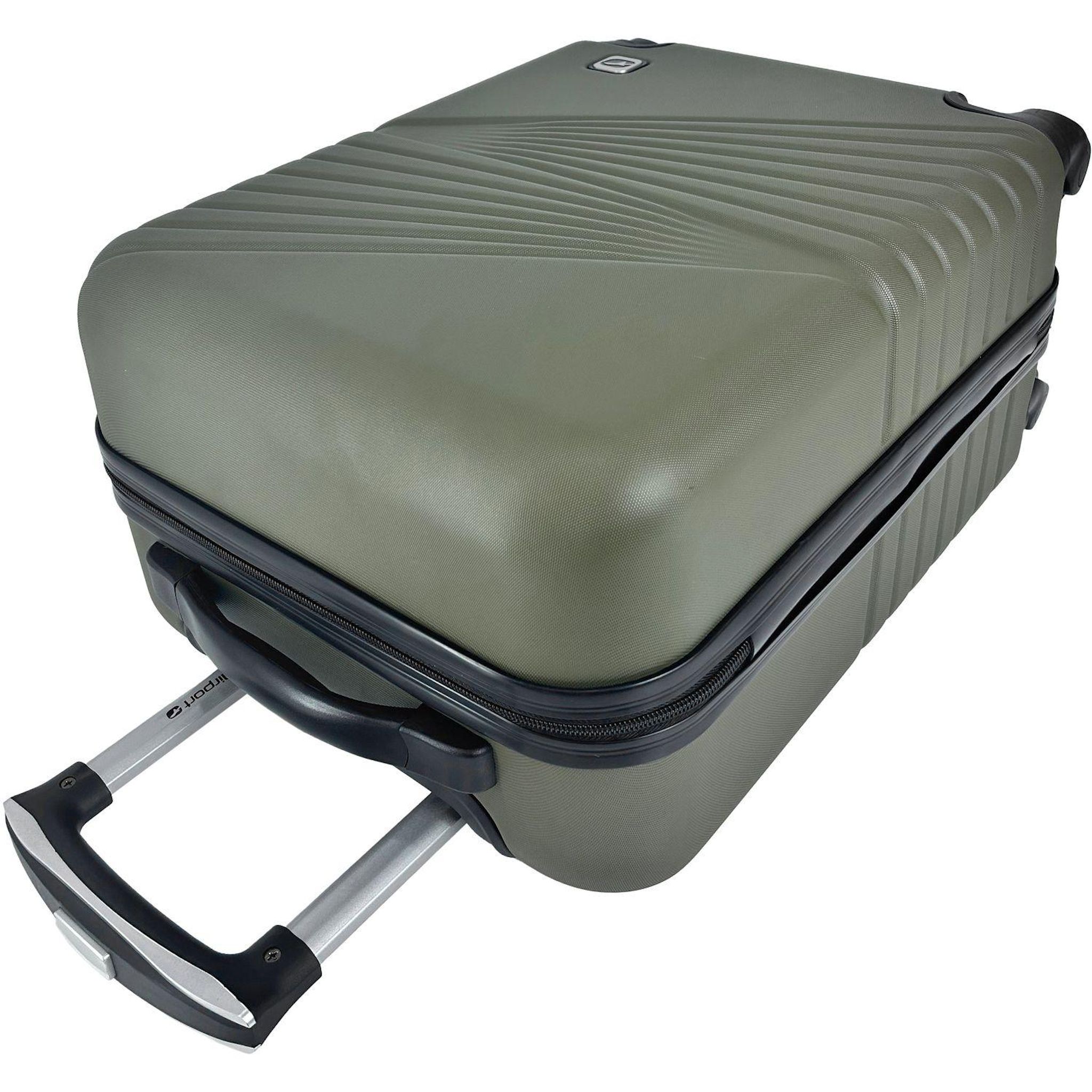 Voir la diapositive 4 : AIRPORT Valise ABS Spotlight 50cm 4 roues - Kaki