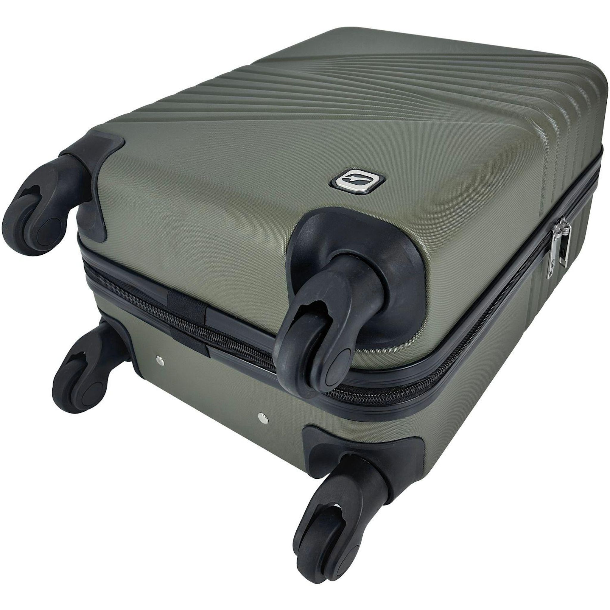 Voir la diapositive 5 : AIRPORT Valise ABS Spotlight 50cm 4 roues - Kaki