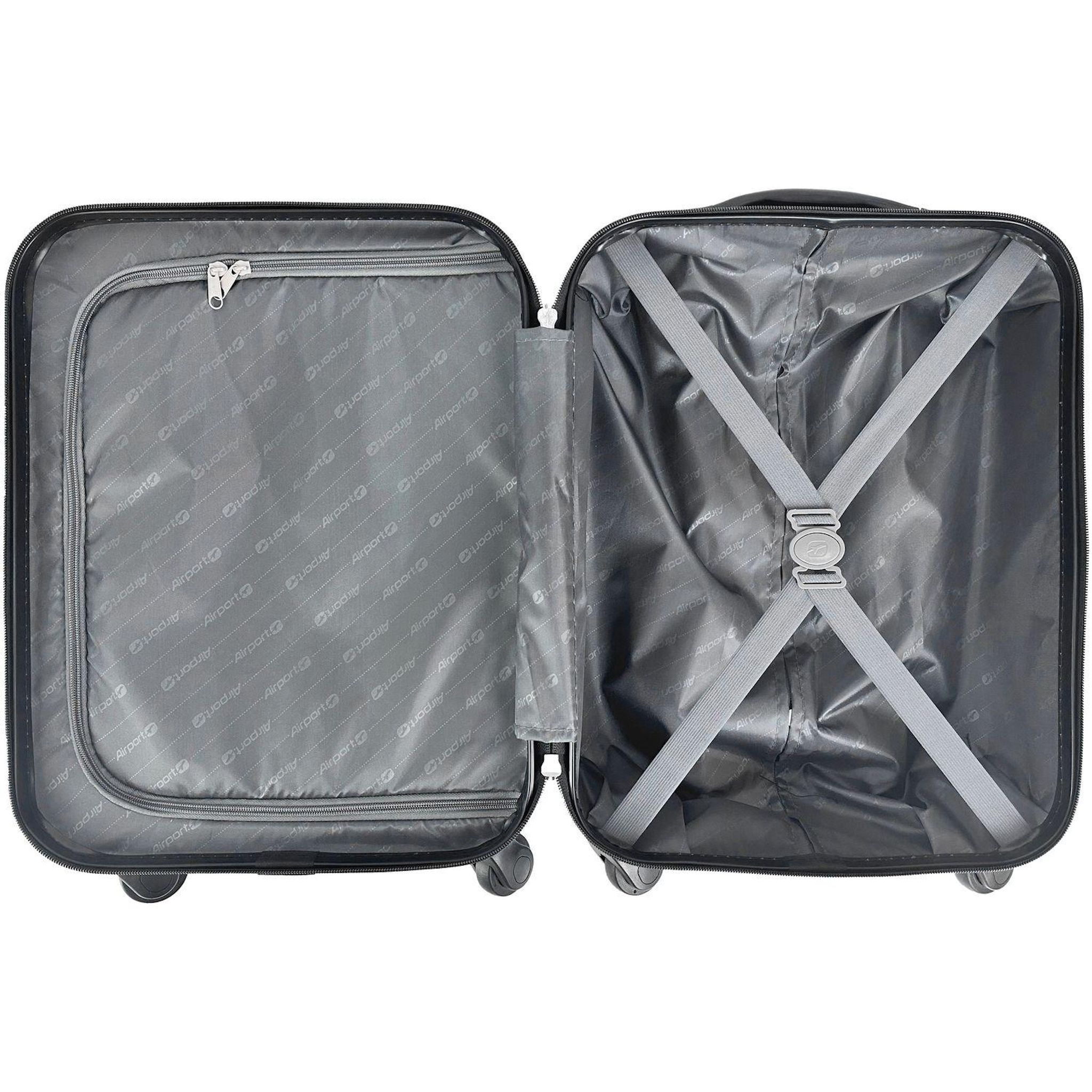 Voir la diapositive 6 : AIRPORT Valise ABS Spotlight 50cm 4 roues - Kaki