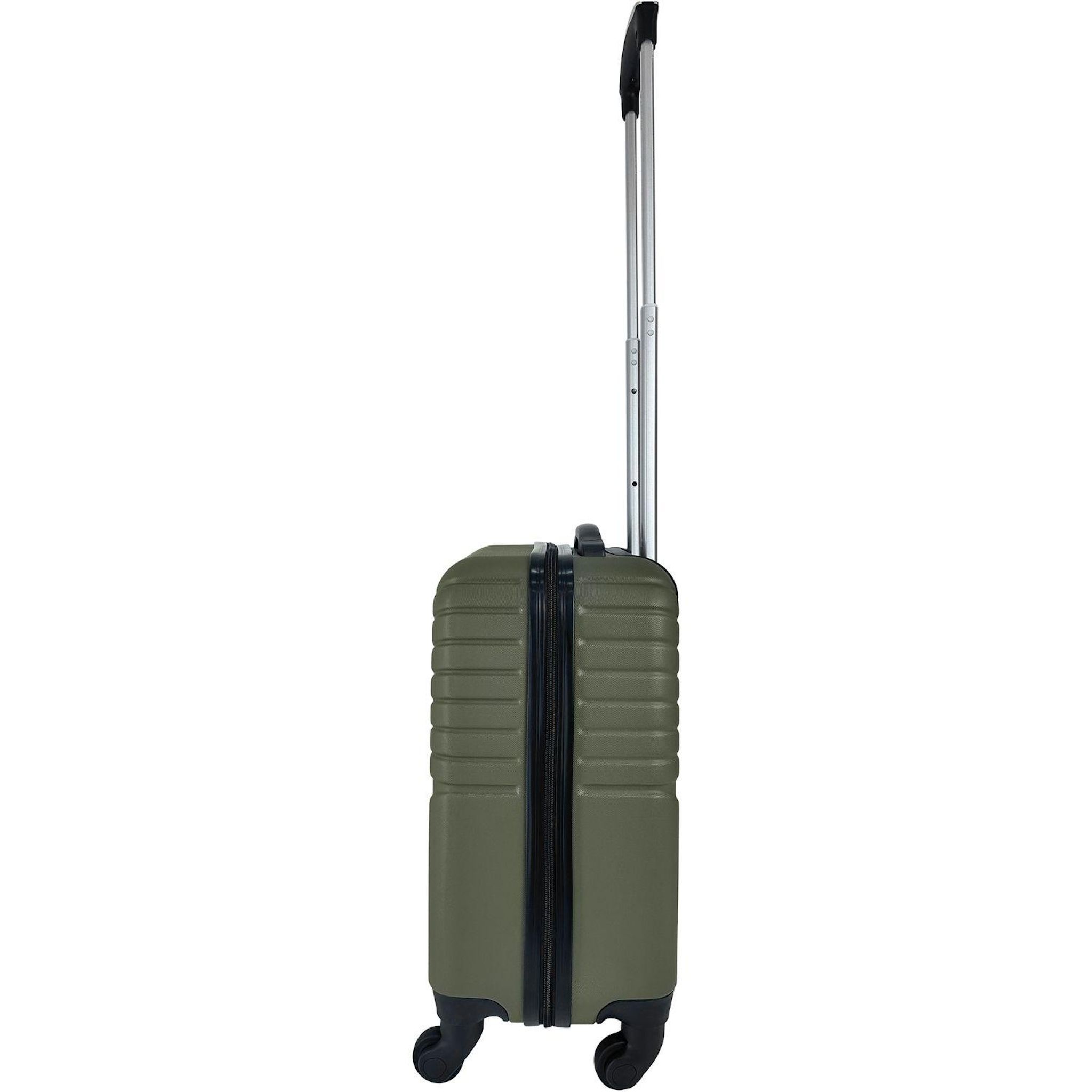 Voir la diapositive 7 : AIRPORT Valise ABS Spotlight 50cm 4 roues - Kaki