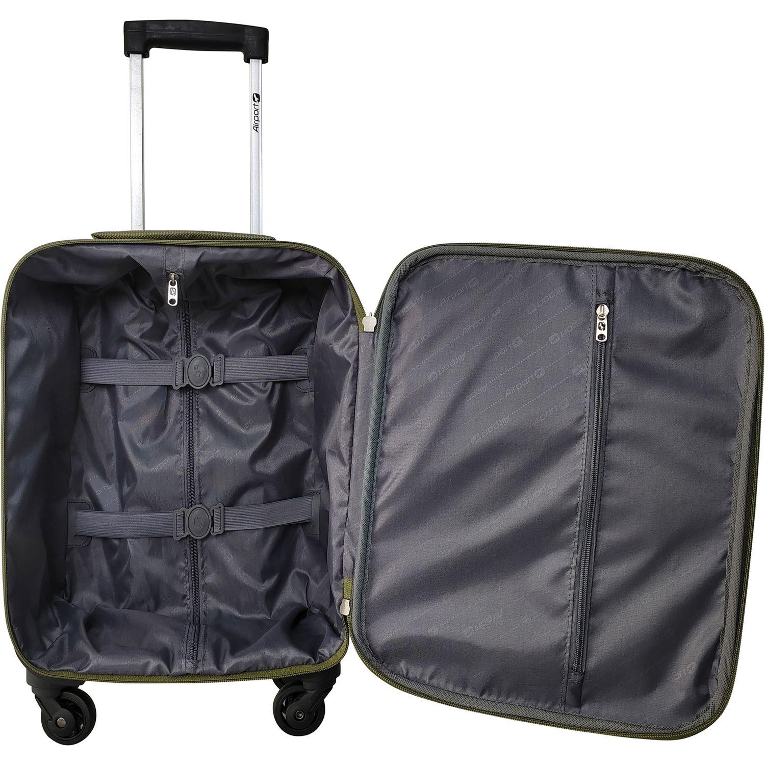 Voir la diapositive 7 : AIRPORT Valise souple Highway 45cm - Kaki