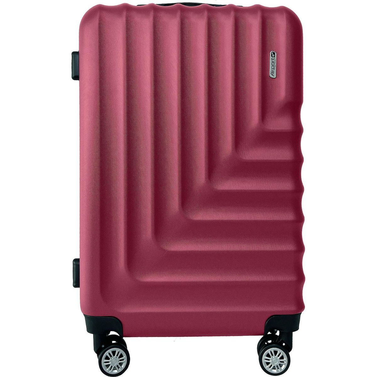 AIRPORT Valise ABS Linear 55cm 8 roues - Burgundy