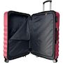 Voir la diapositive 7 : AIRPORT Valise ABS Linear 55cm 8 roues - Burgundy