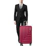 Voir la diapositive 9 : AIRPORT Valise ABS Linear 55cm 8 roues - Burgundy
