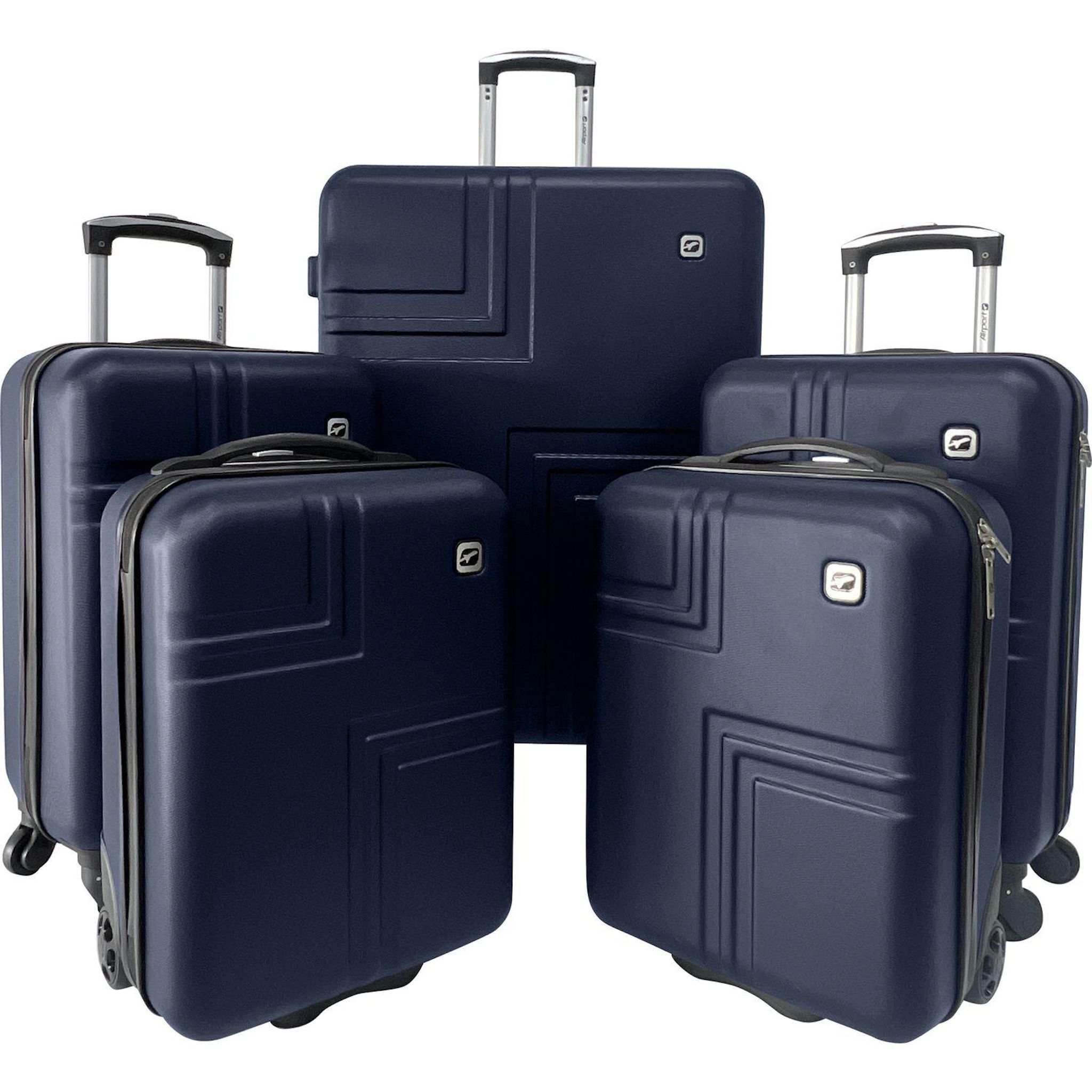 Voir la diapositive 8 : AIRPORT Valise ABS 76cm LINEA - Bleu
