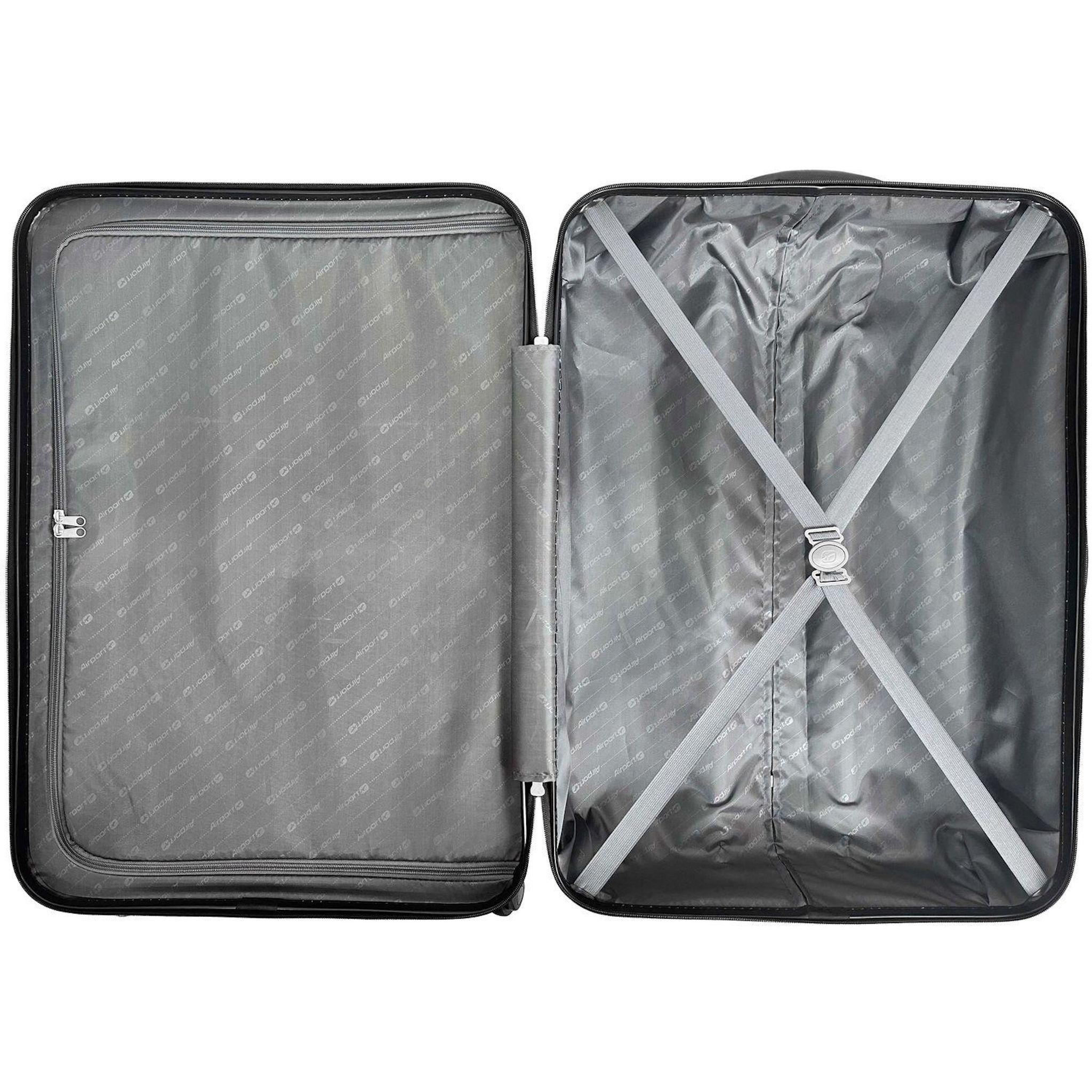 Voir la diapositive 6 : AIRPORT Valise ABS ZEN 75cm 4 roues - Vert