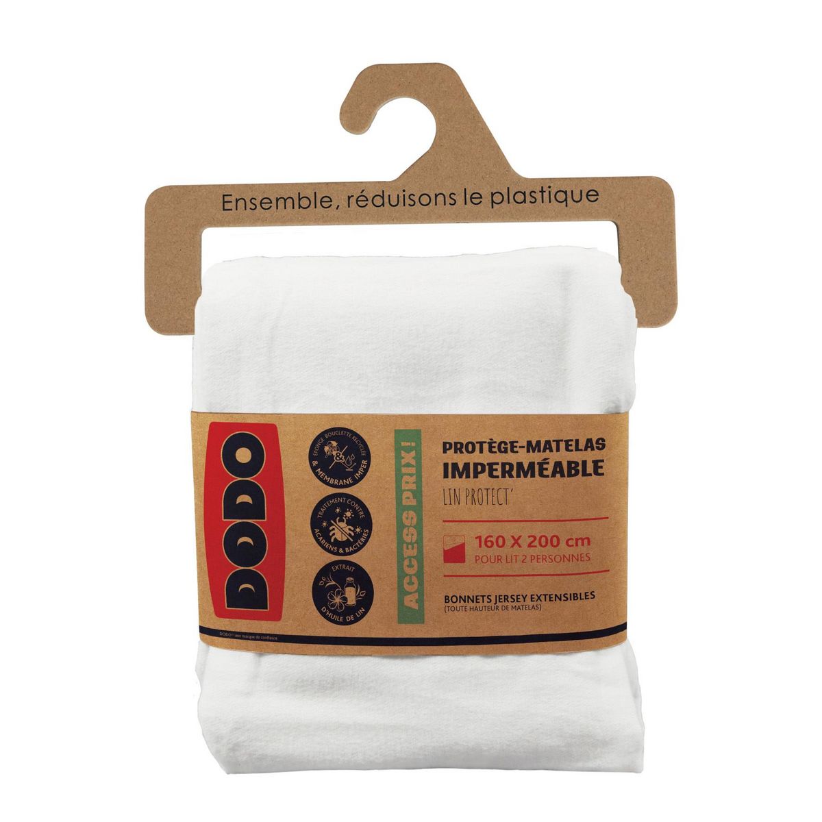 Protège matelas imperméable anti-acariens