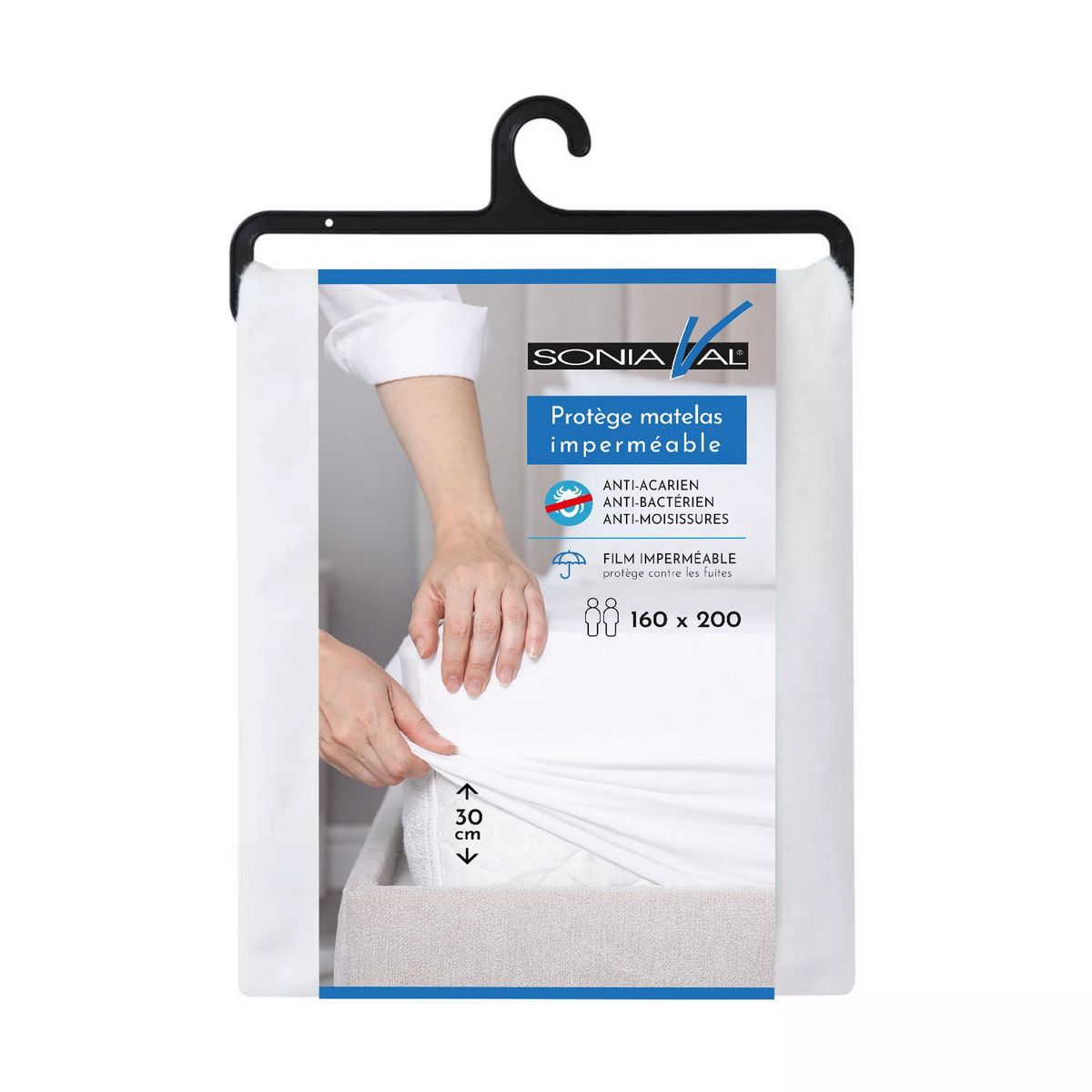 Protège matelas imperméable anti acariens