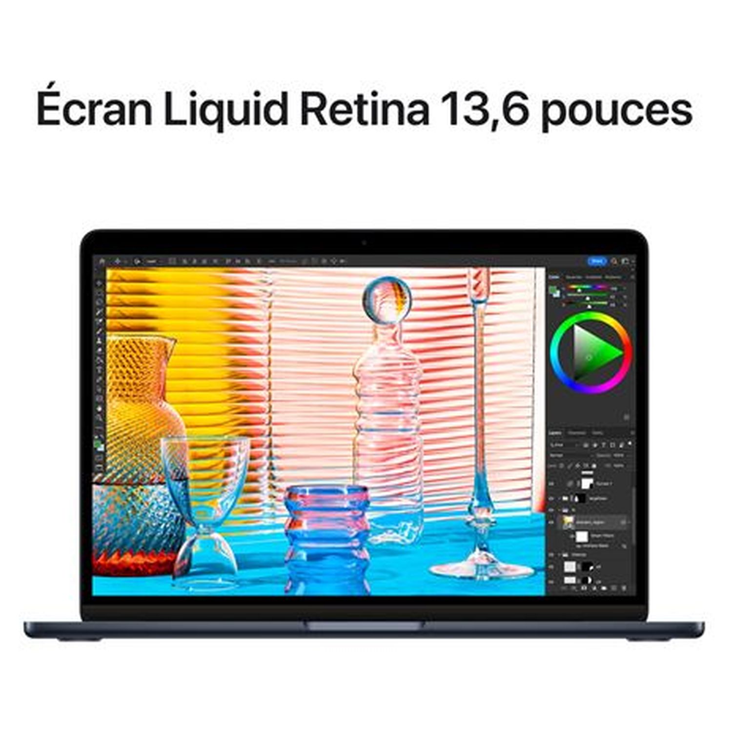 Voir la diapositive 4 : APPLE Ordinateur portable MacBook  Air 13" 256Go - Gris