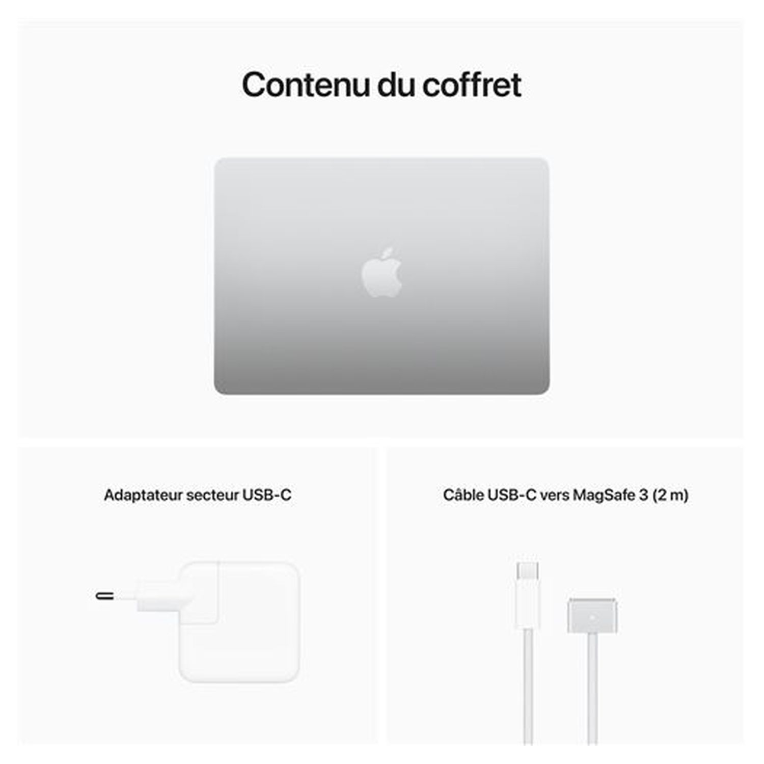 Voir la diapositive 9 : APPLE Ordinateur portable MacBook  Air 13" 256Go - Gris
