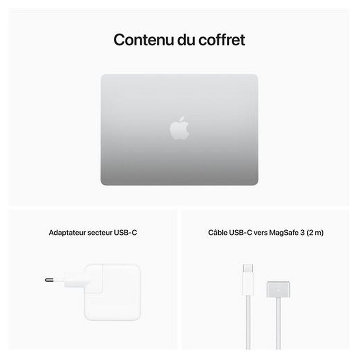 APPLE Ordinateur portable MacBook  Air 13" 256Go - Gris