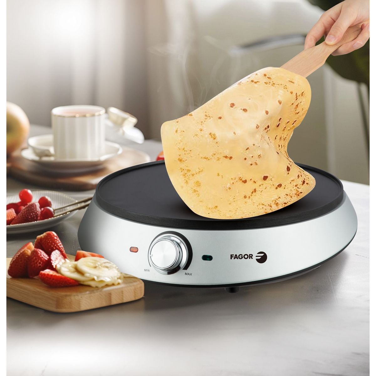 FAGOR Crêpière électrique FGC240 - Gris