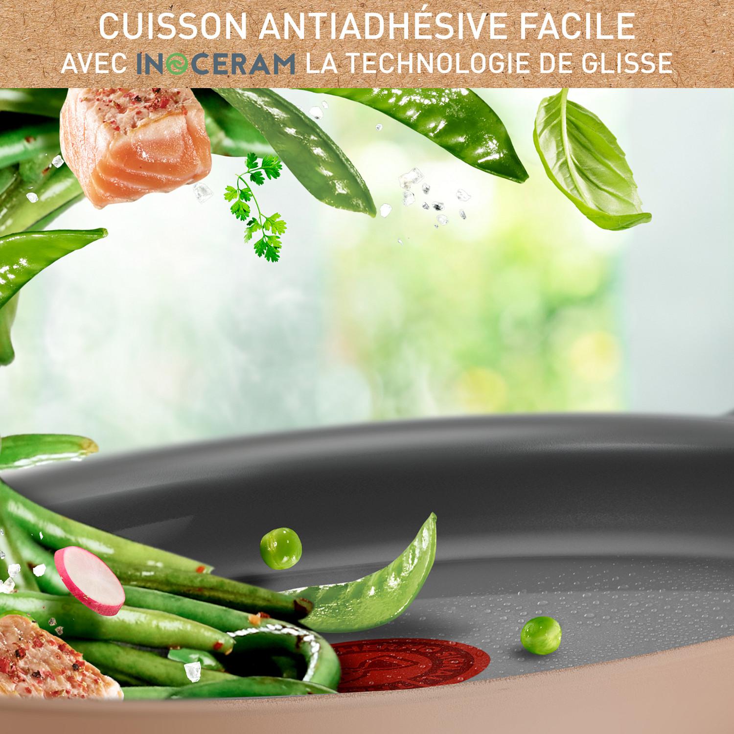 Voir la diapositive 4 : TEFAL Poêle 26 cm tous feux dont induction INGENIO REVIVE