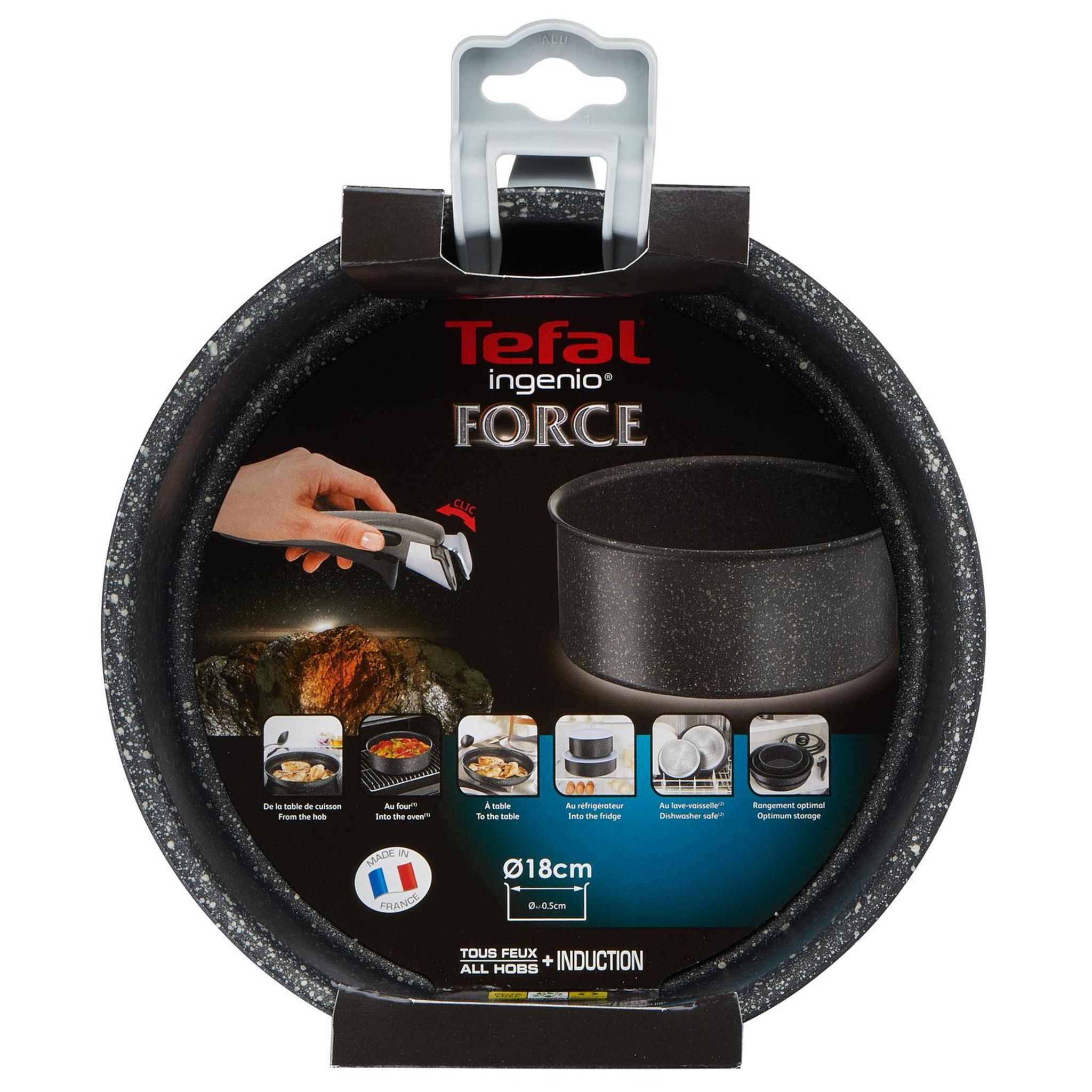 Voir la diapositive 9 : TEFAL Poêle 26 cm tous feux dont induction INGENIO REVIVE
