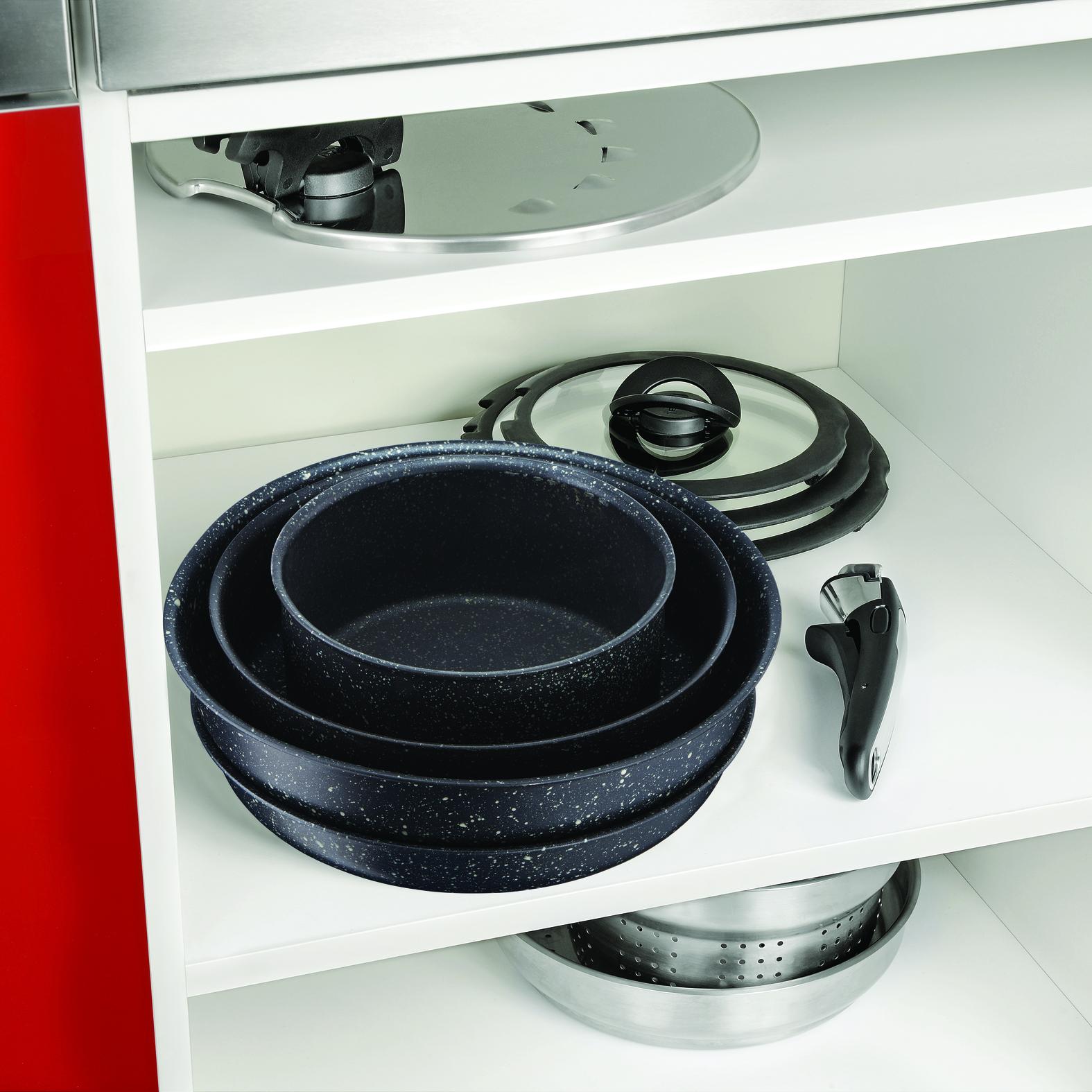 Voir la diapositive 8 : TEFAL Casserole 22 cm aluminium tous feux dont induction INGENIO REVIVE