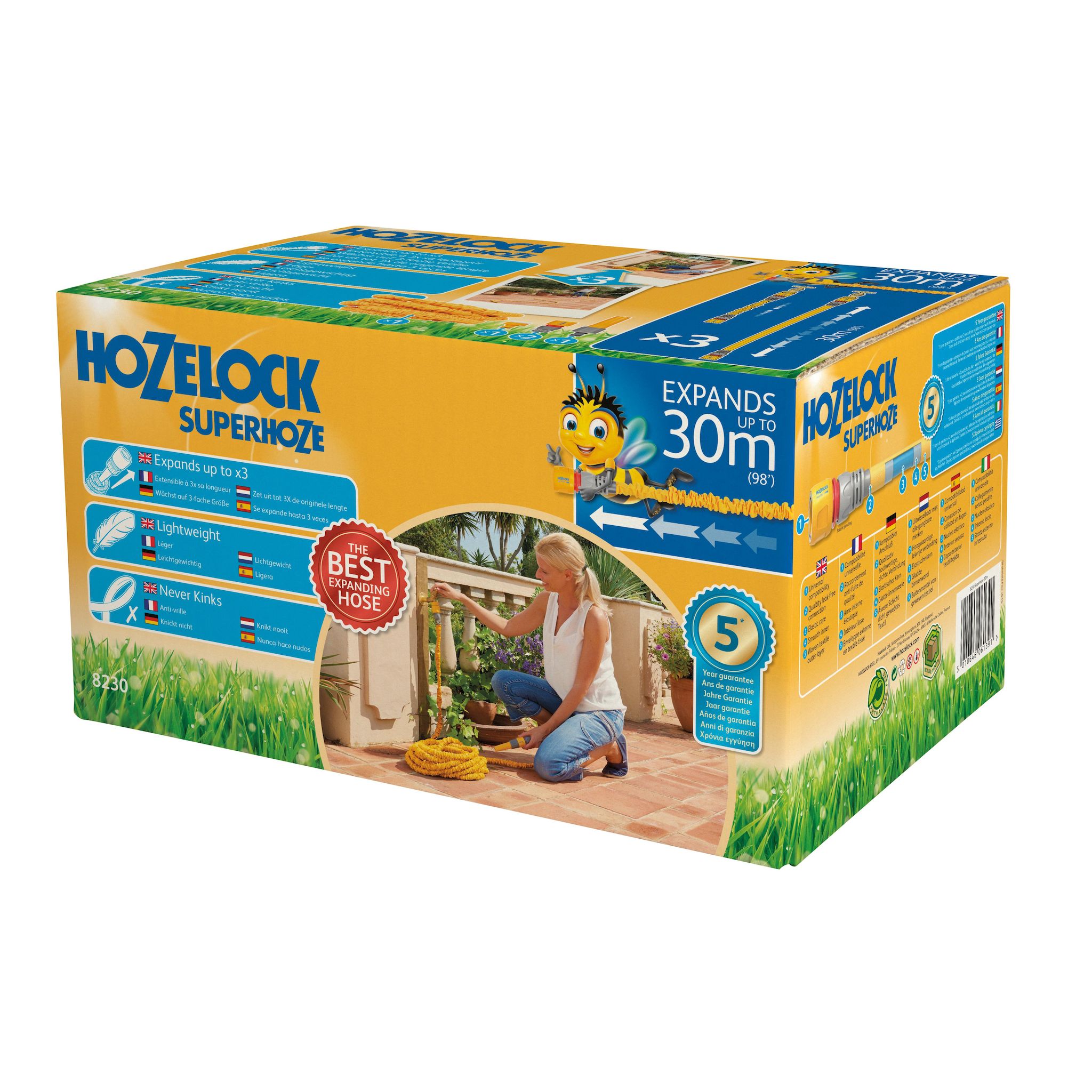 HOZELOCK Tuyau d'arrosage extensible Superhoze 30m
