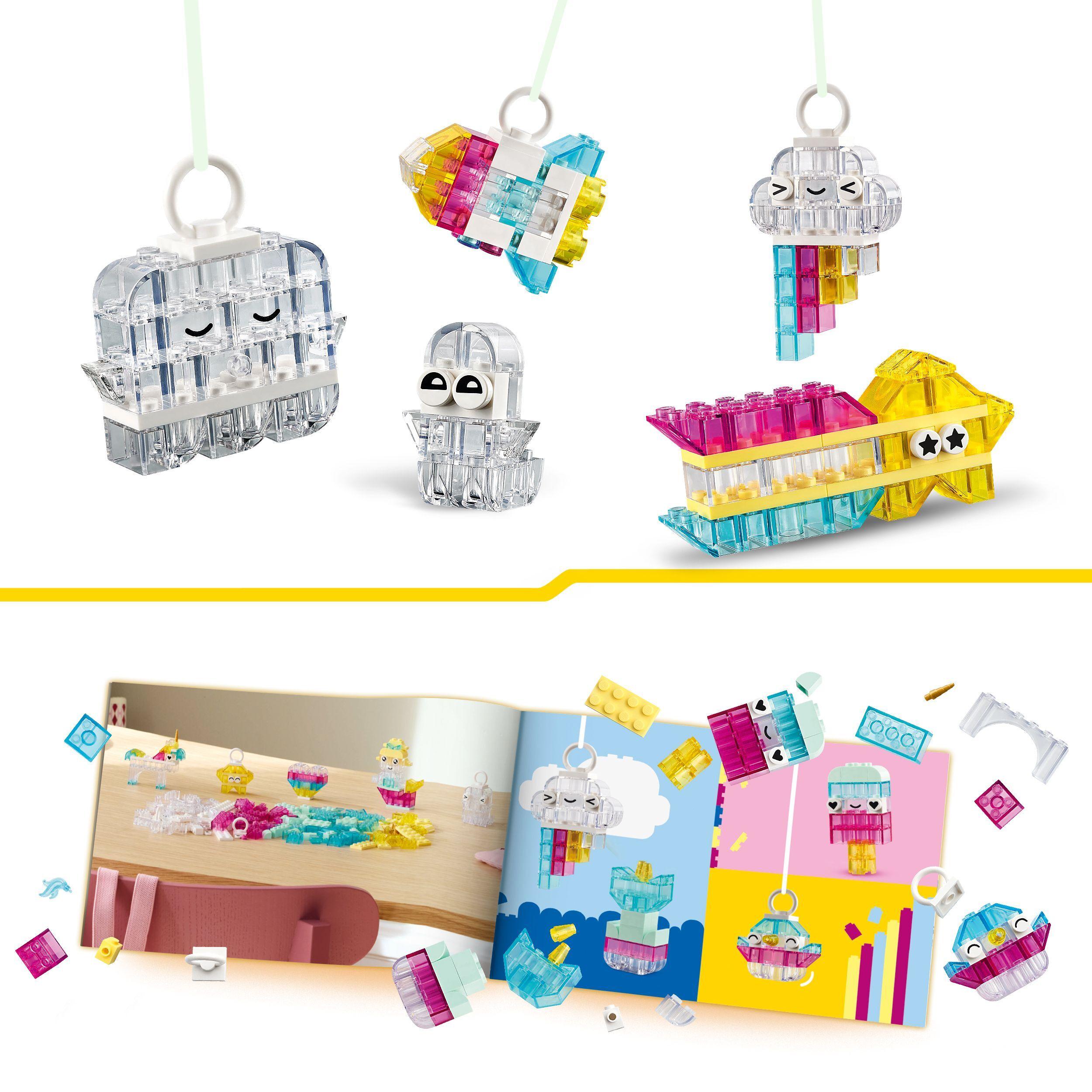 Voir la diapositive 5 : LEGO Classic 11040 La Boîte de Briques Transparentes Magiques - Jeu de construction 5 ans