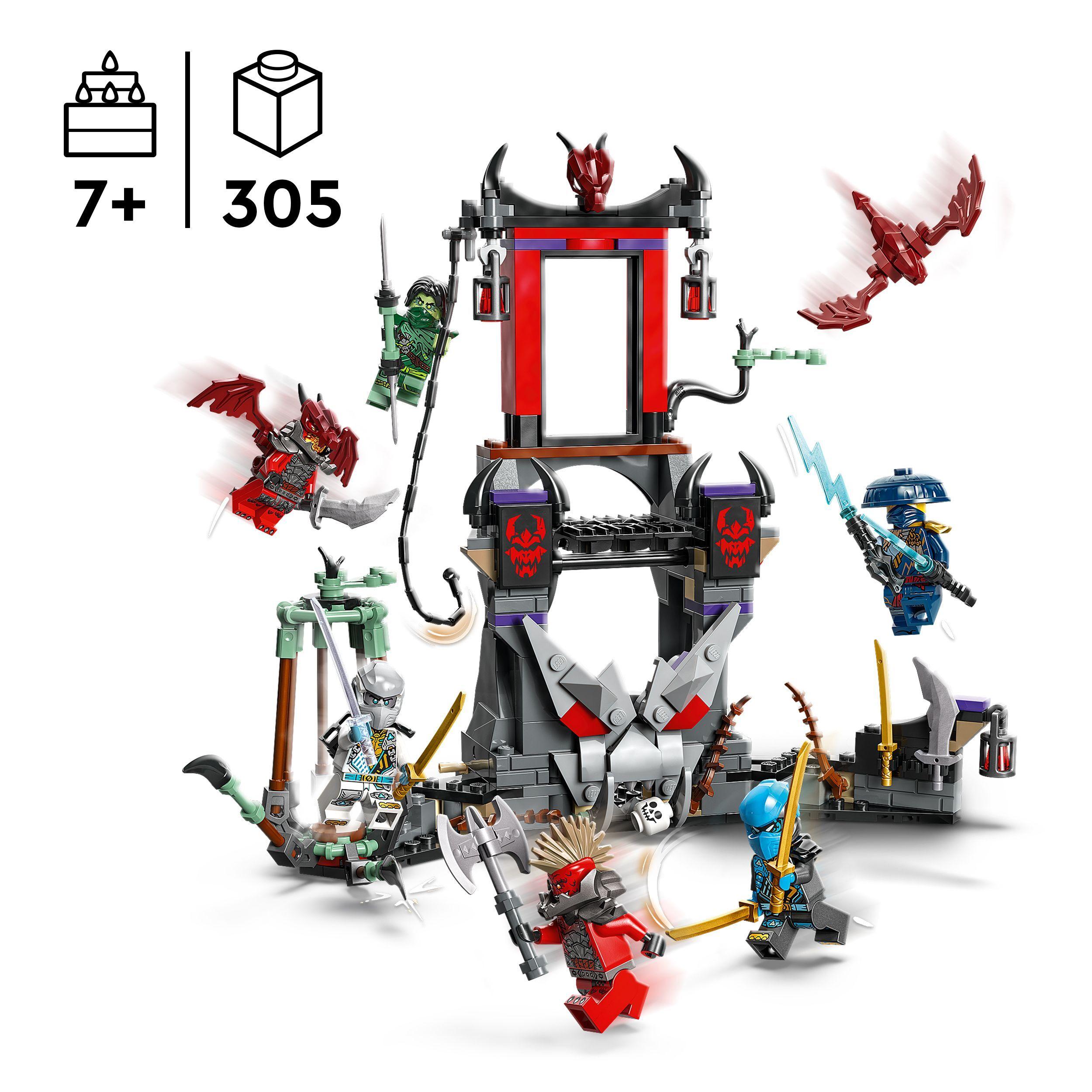 Voir la diapositive 3 : LEGO Ninjago 71841 - Le Village de la Tempête Draconique