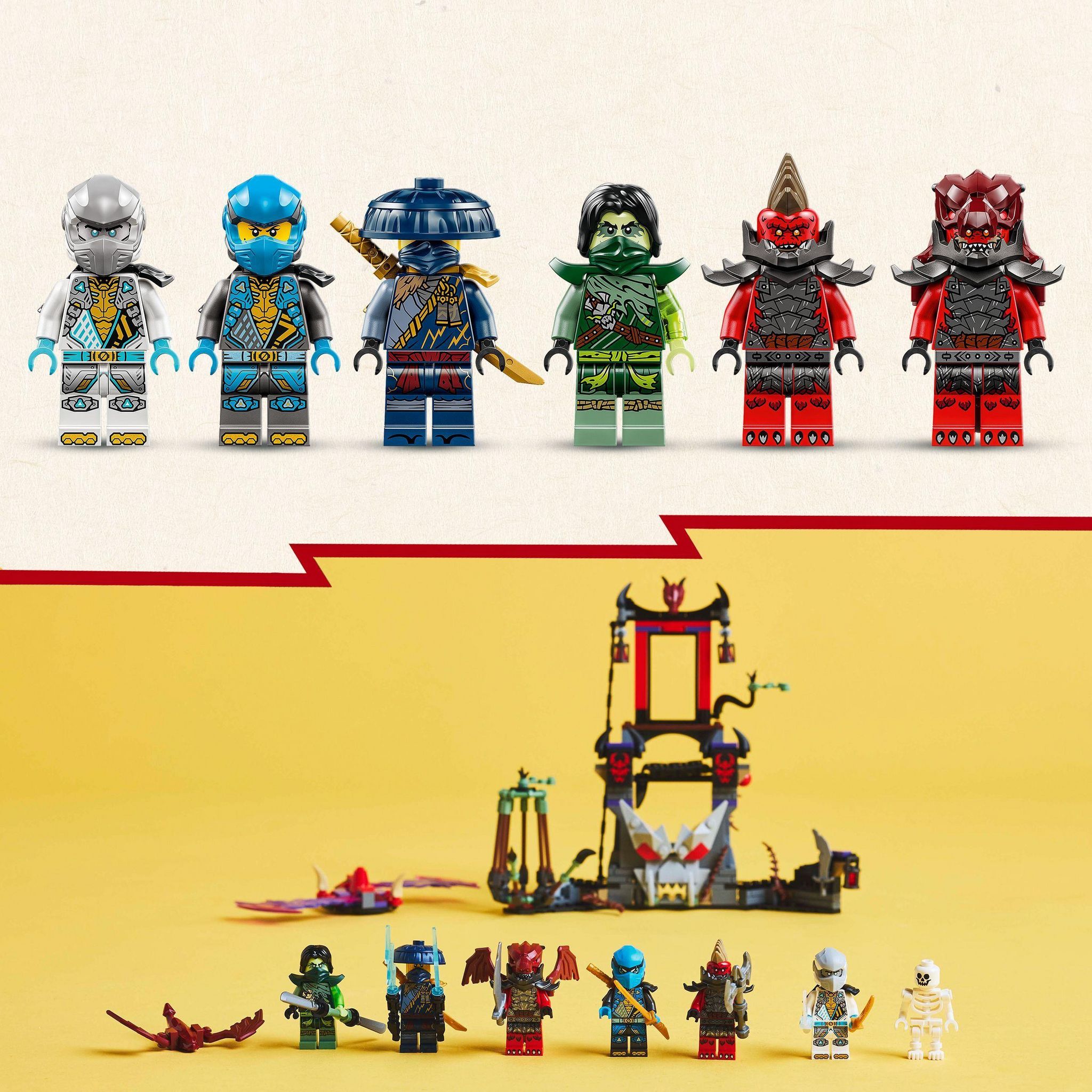 Voir la diapositive 6 : LEGO Ninjago 71841 - Le Village de la Tempête Draconique