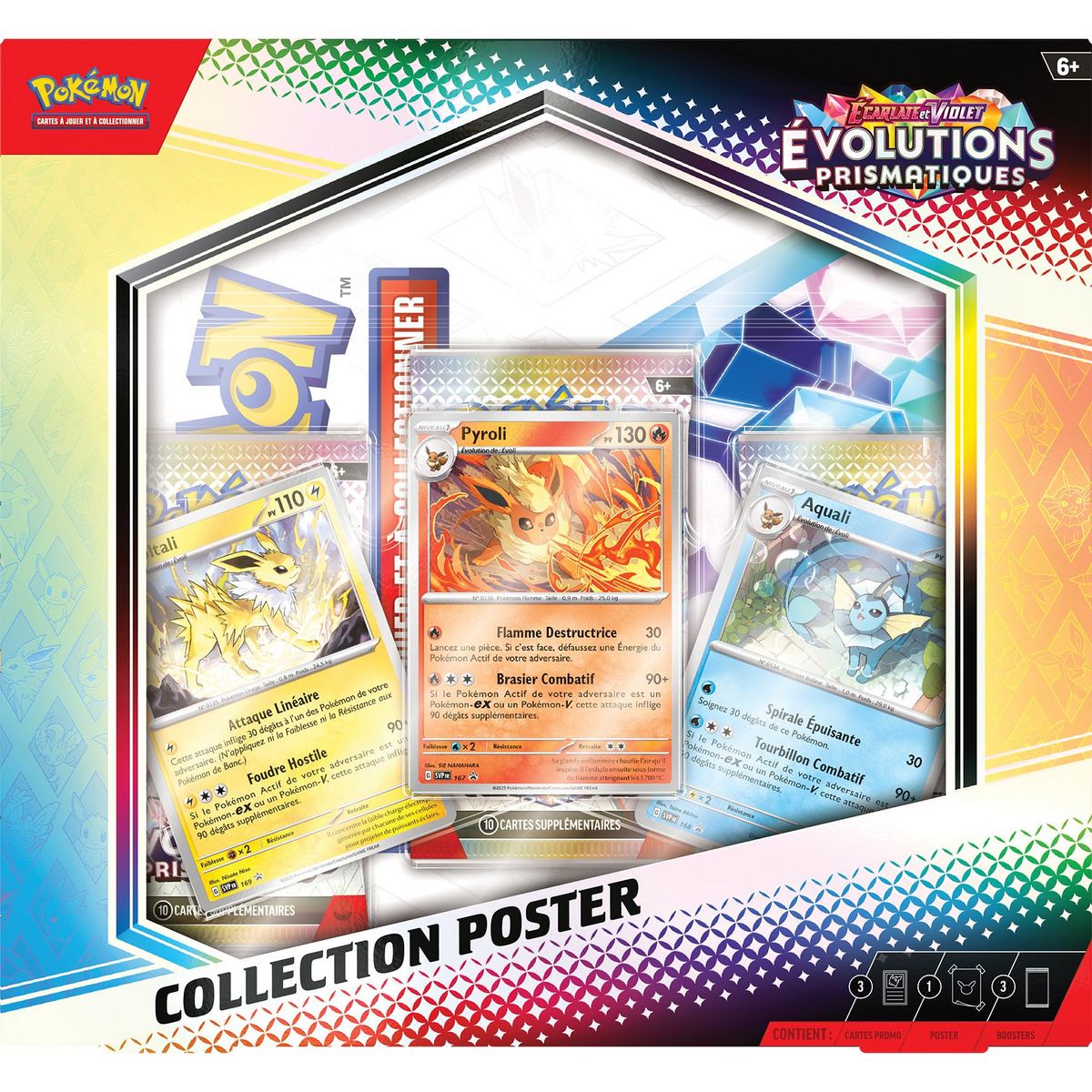 POKEMON Coffret Poster Pokémon Evolutions Prismatiques EV08.5