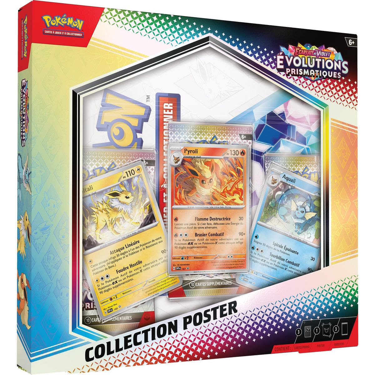 POKEMON Coffret Poster Pokémon Evolutions Prismatiques EV08.5