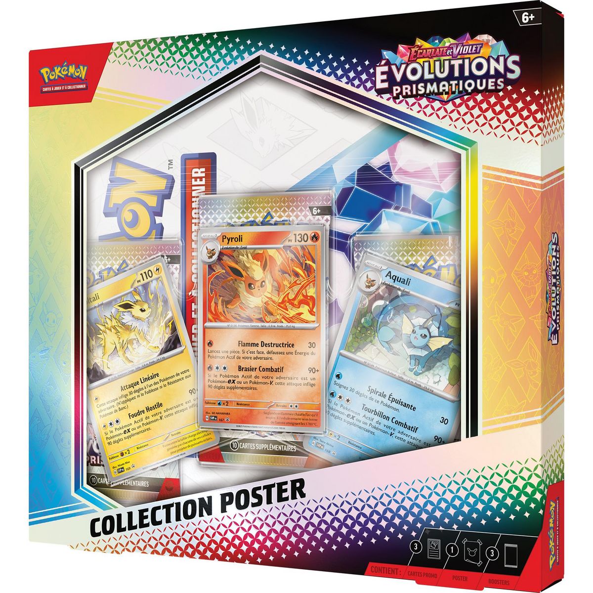 POKEMON Coffret Poster Pokémon Evolutions Prismatiques EV08.5