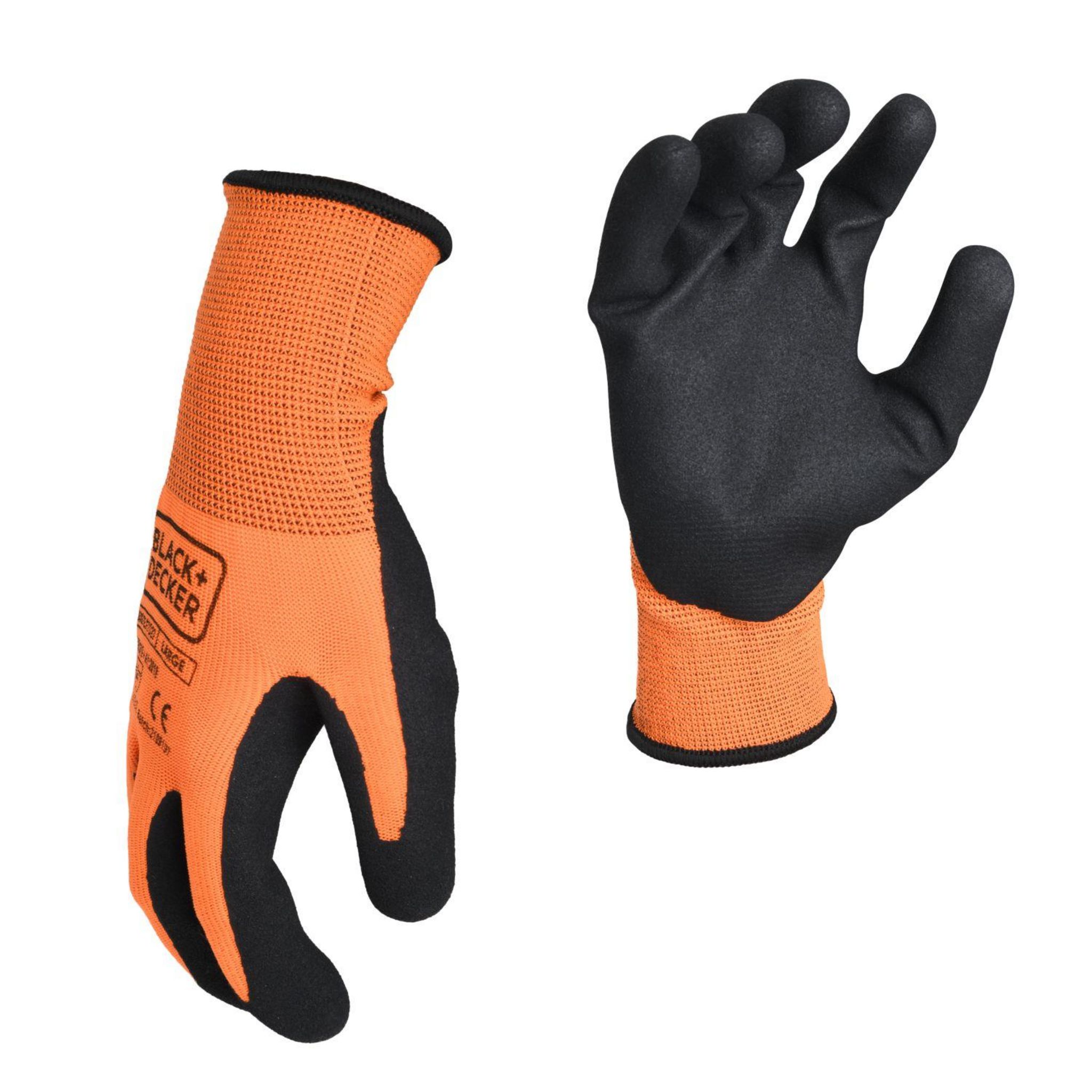 Voir la diapositive 2 : BLACK ET DECKER Gants de jardin