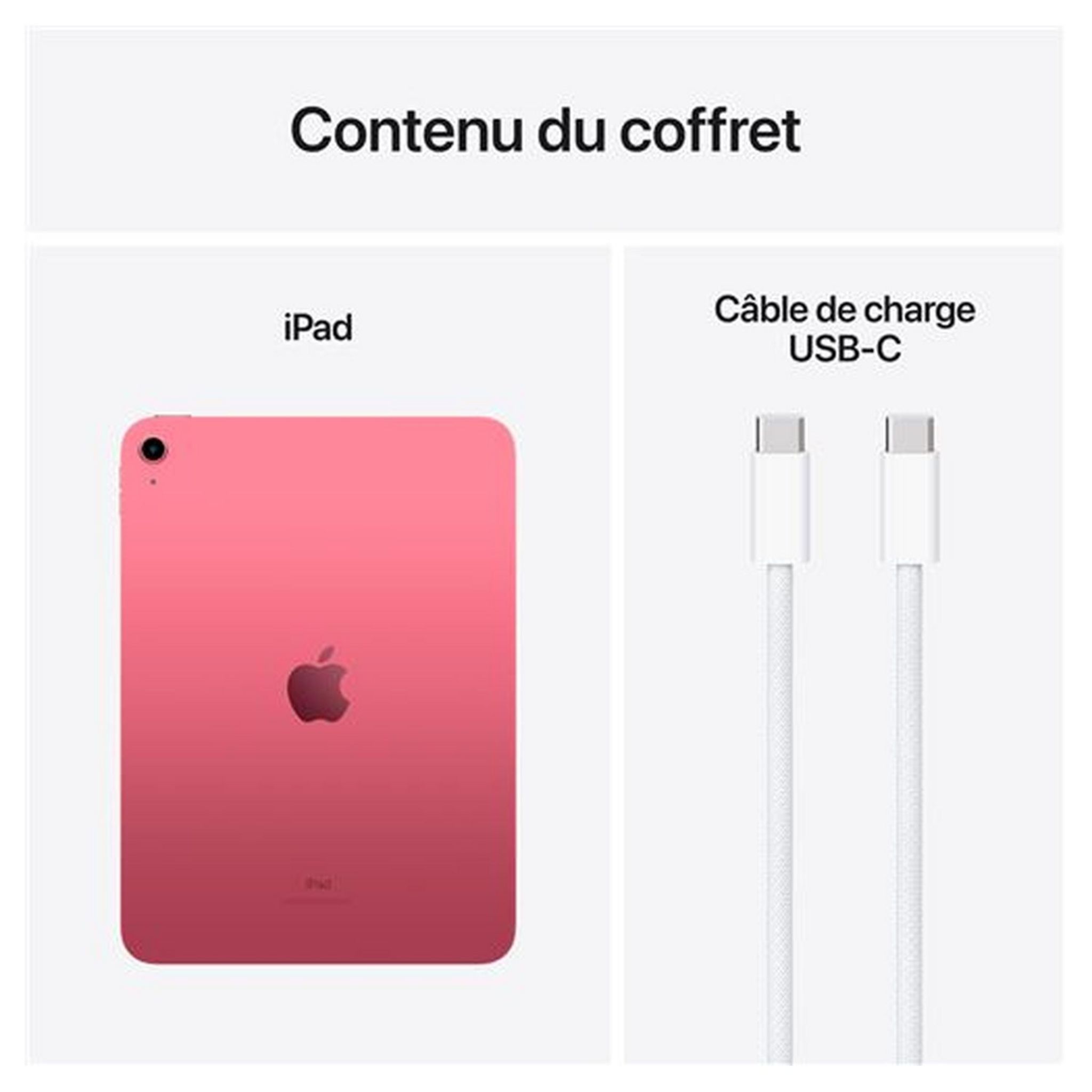Voir la diapositive 8 : APPLE Tablette iPad 64Go 10.9 Pouces - Rose