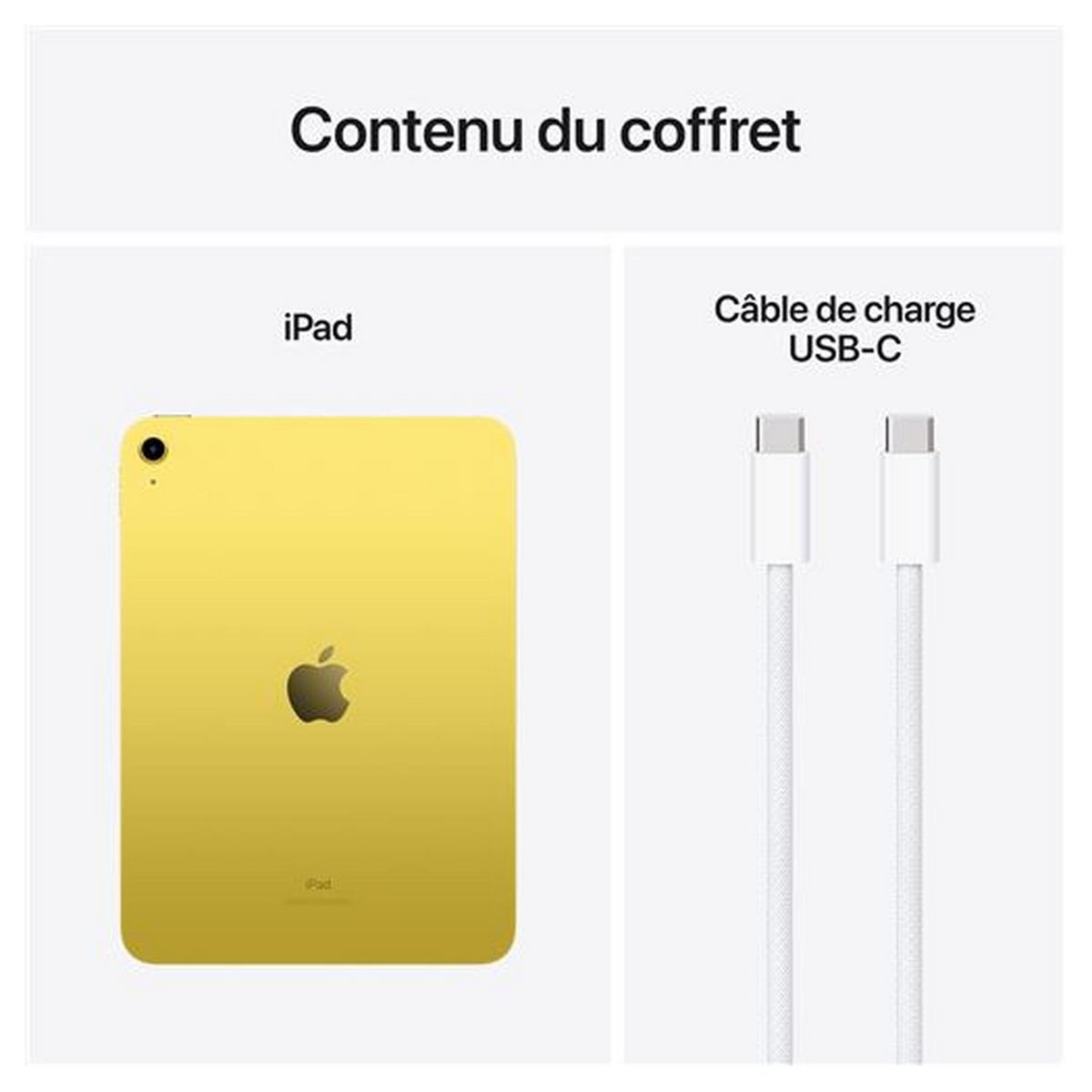 APPLE Tablette iPad 64Go 10.9 Pouces - Jaune