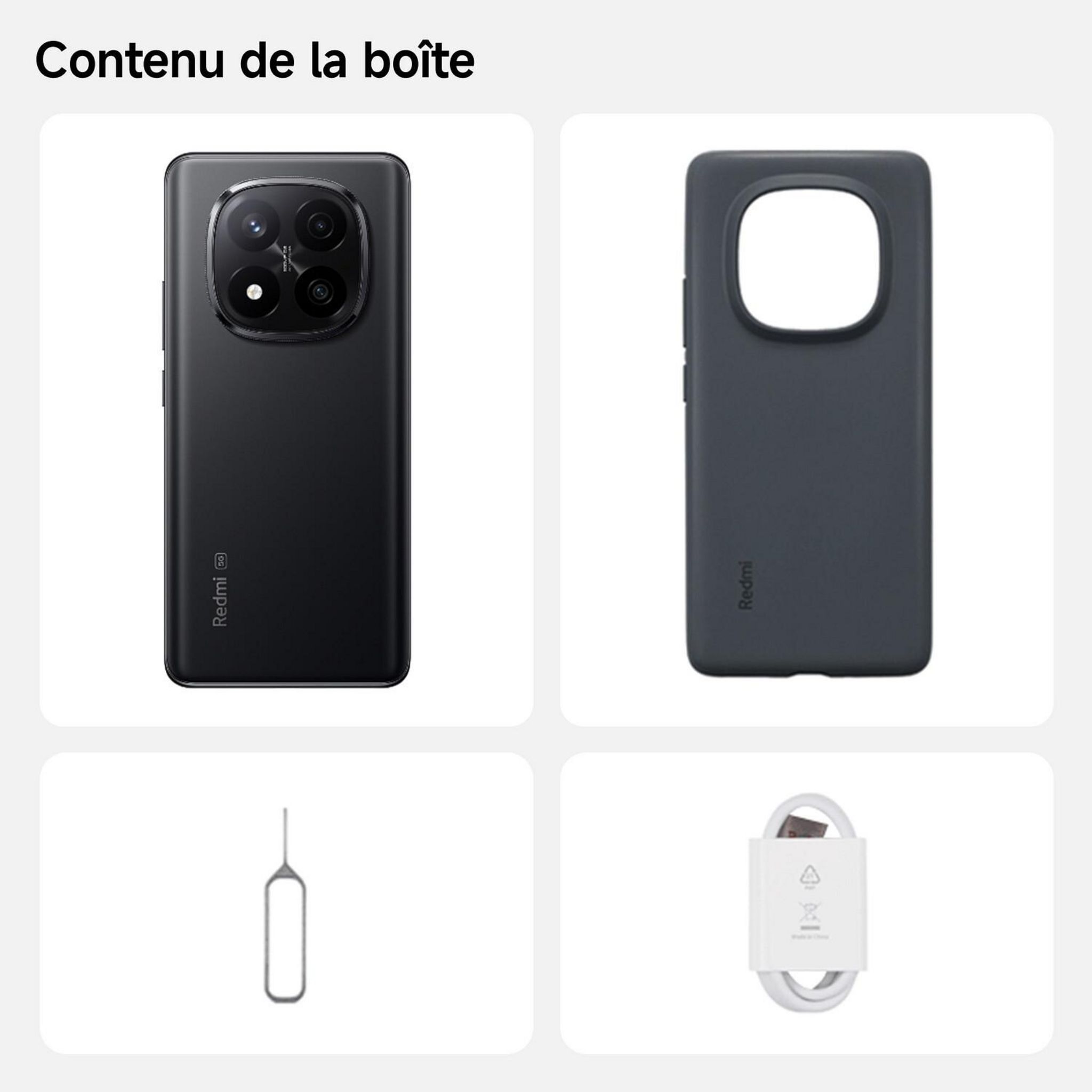 Voir la diapositive 7 : XIAOMI Redmi Note 14 Pro+ 5G 512Go - Noir