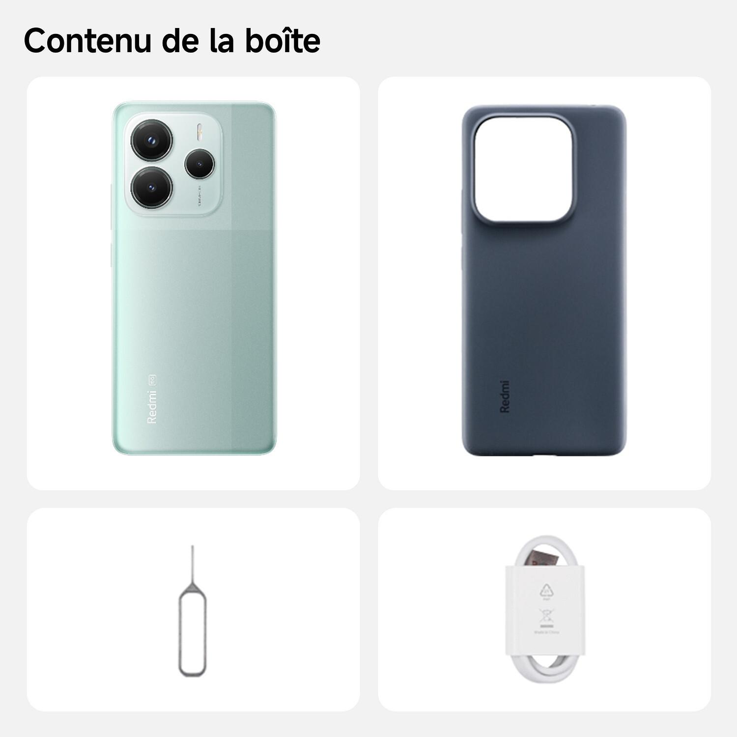 Voir la diapositive 7 : XIAOMI Redmi Note 14 5G 256Go - Vert