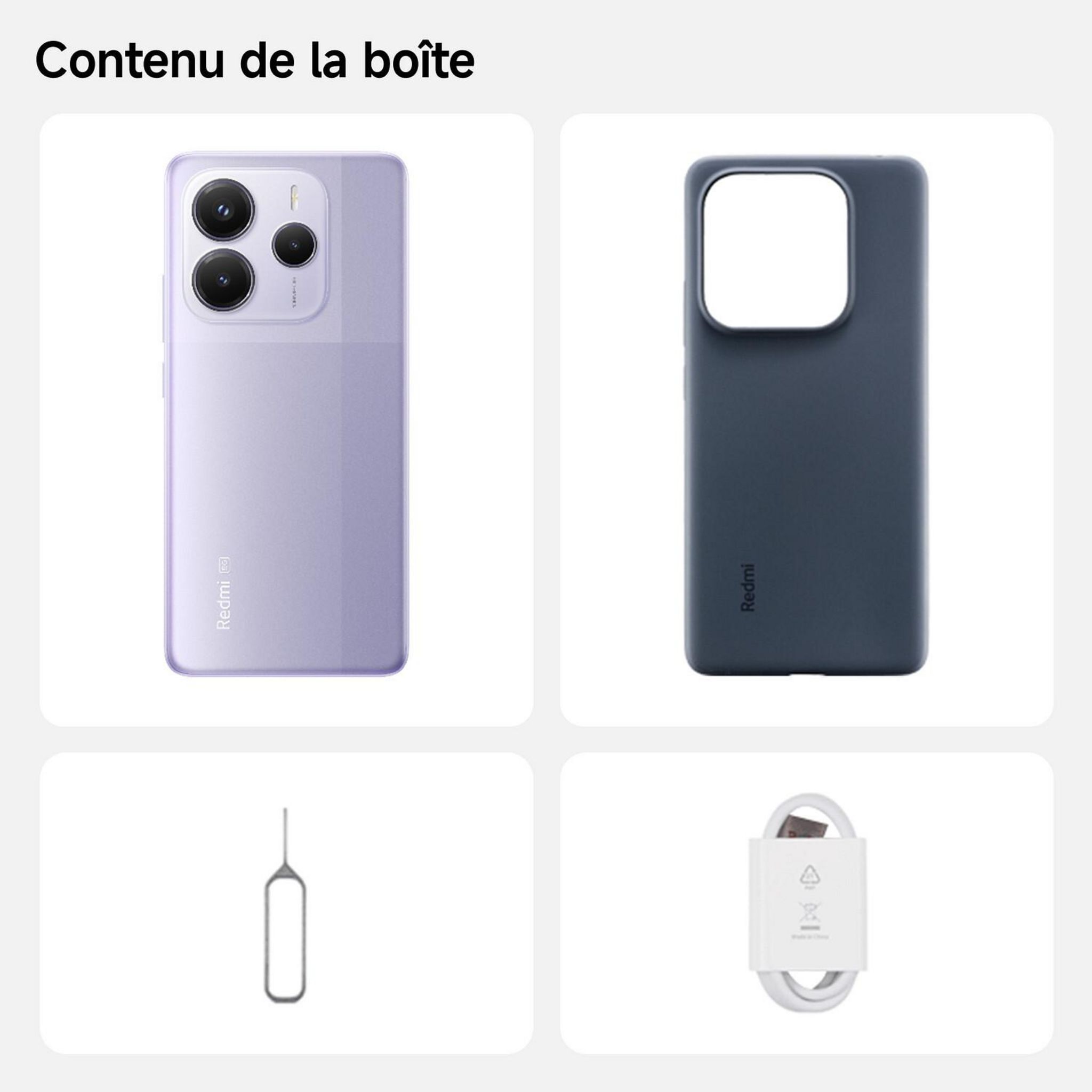 Voir la diapositive 7 : XIAOMI Redmi Note 14 5G 256Go - Violet