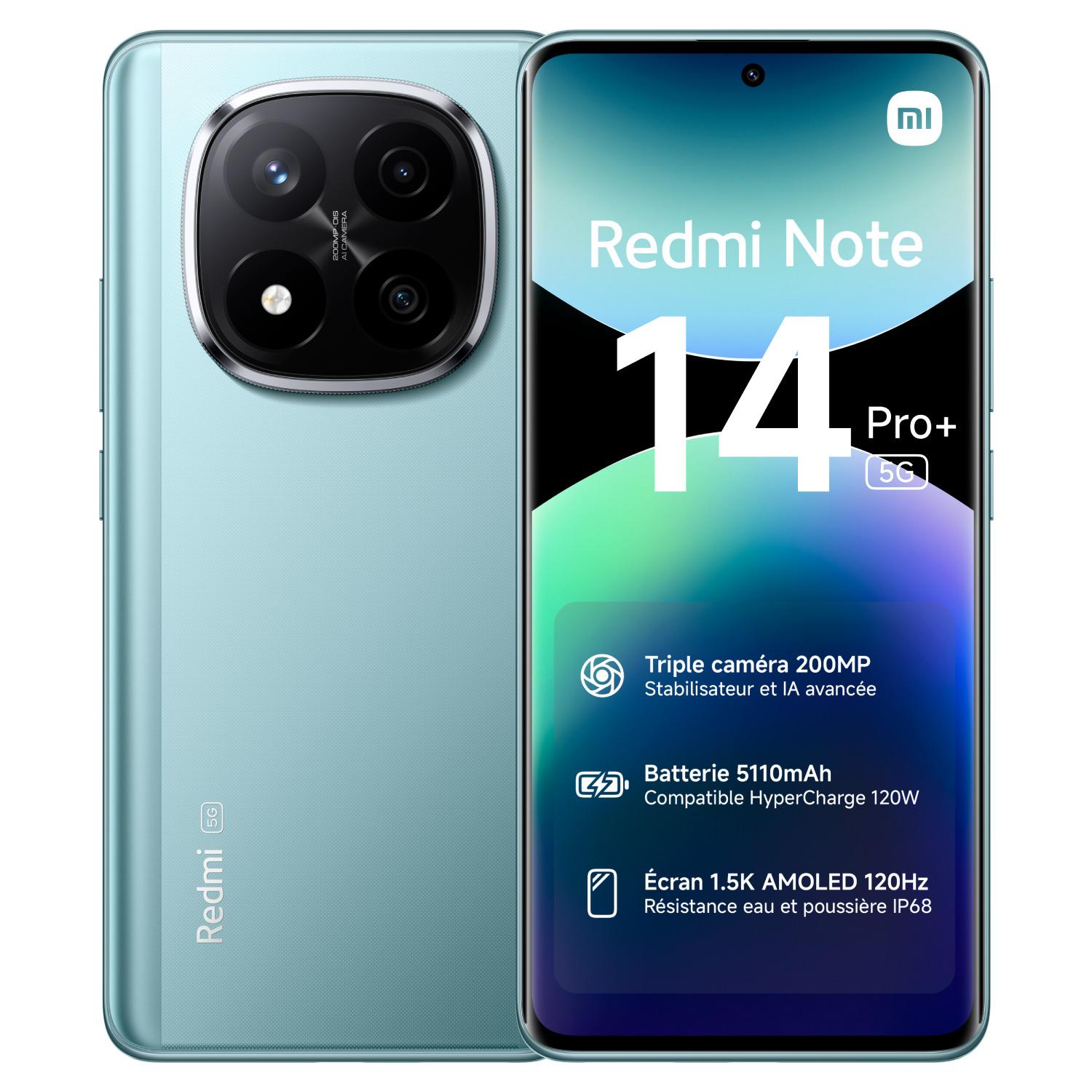 Voir la diapositive 2 : XIAOMI Redmi Note 14 Pro+ 5G 512Go - Bleu
