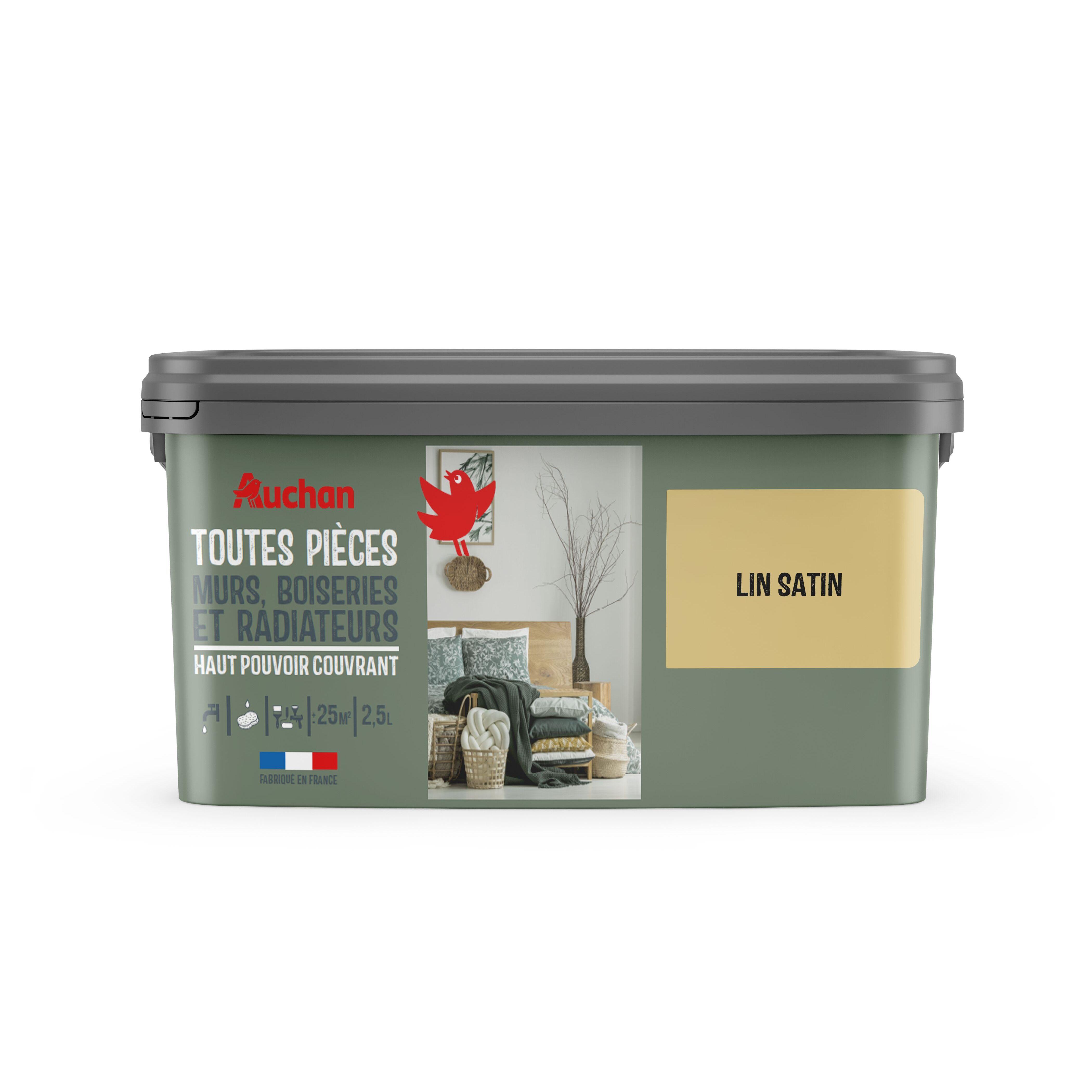 AUCHAN Peinture satin linen 2.5l