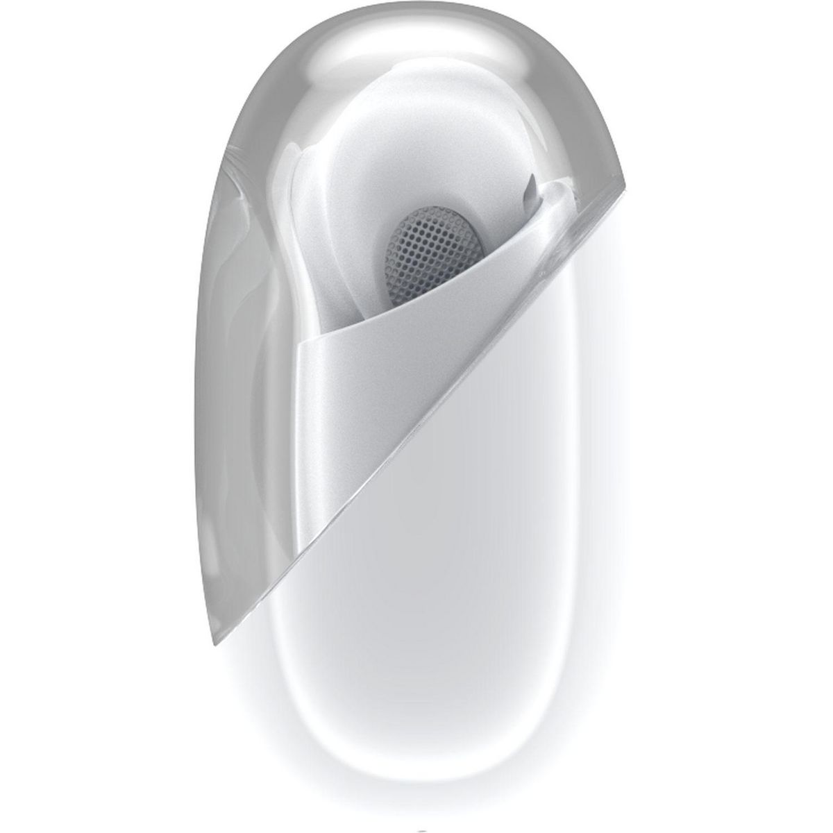 QILIVE Écouteurs Q1049 TWS - Blanc et Transparent