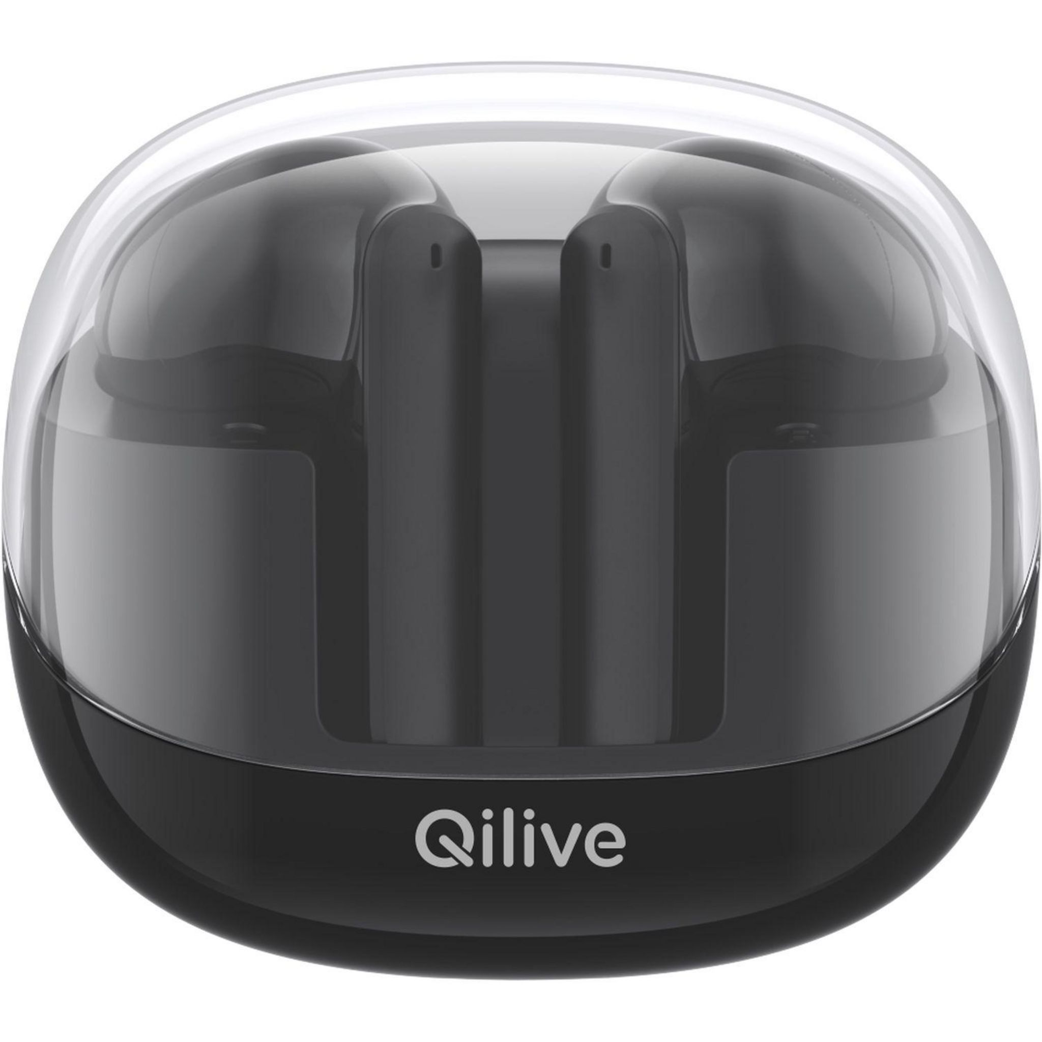 Voir la diapositive 2 : QILIVE Écouteurs Q1049 TWS - Noir et Transparent