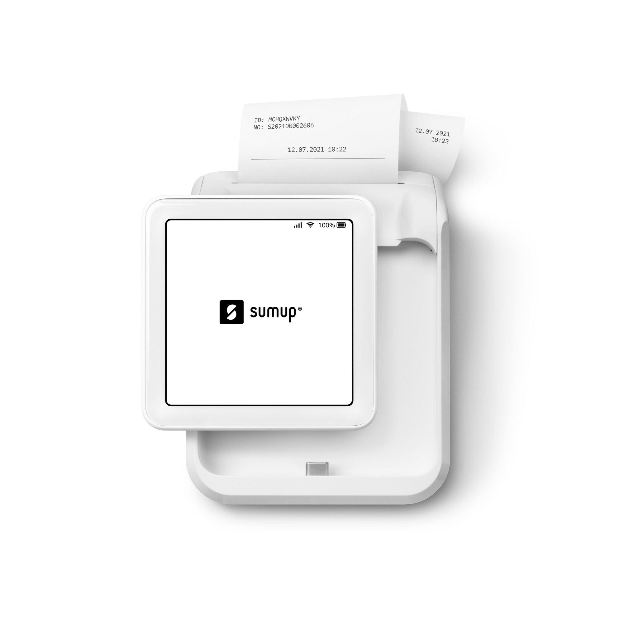 Voir la diapositive 6 : SUMUP Terminal de paiement Solo Lite Bundle - Blanc
