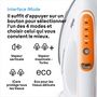 Voir la diapositive 9 : BRAUN Centrale vapeur IS2561WH - Blanc